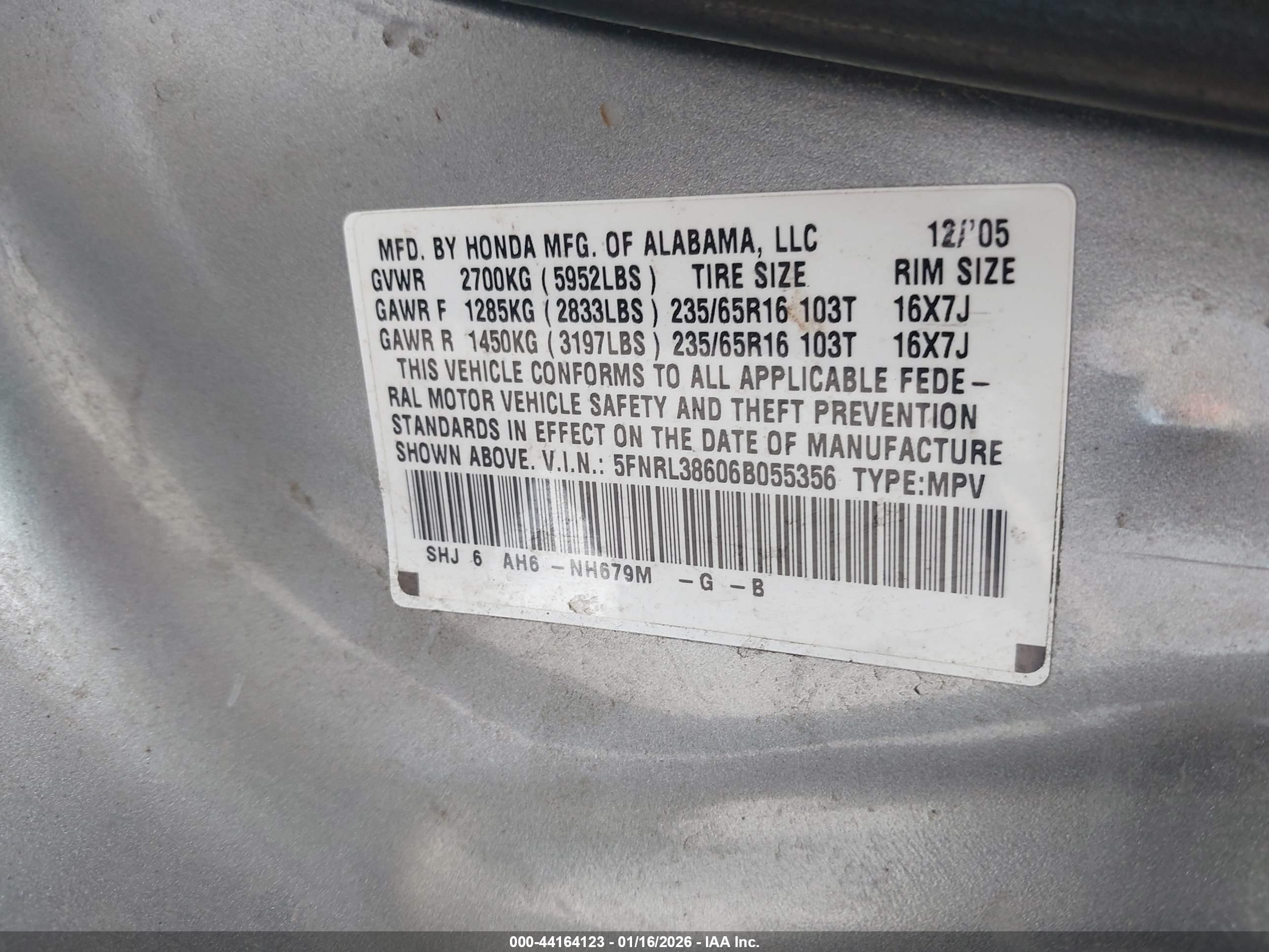 HONDA ODYSSEY image 9