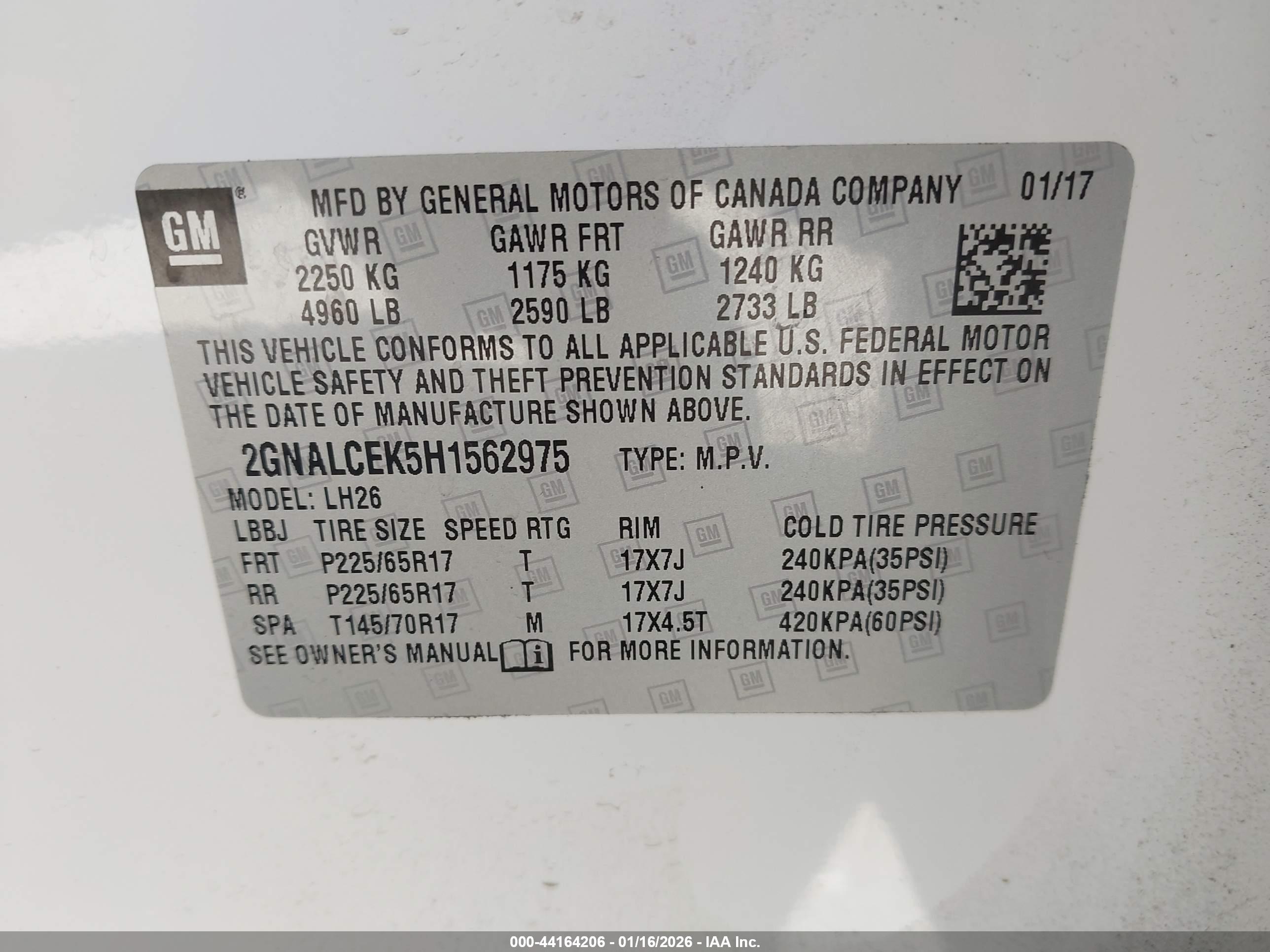 CHEVROLET EQUINOX image 9