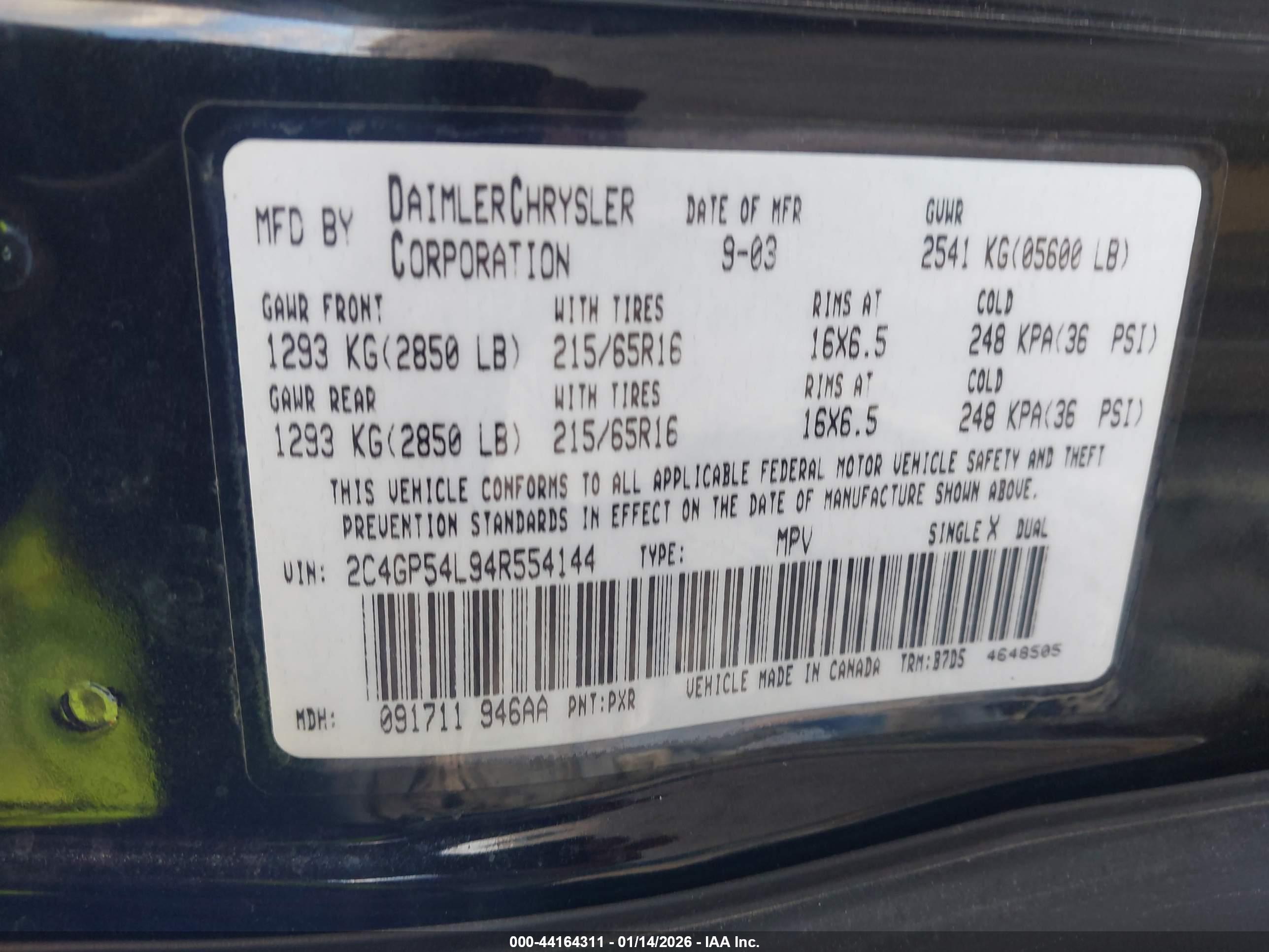 CHRYSLER TOWN image 9