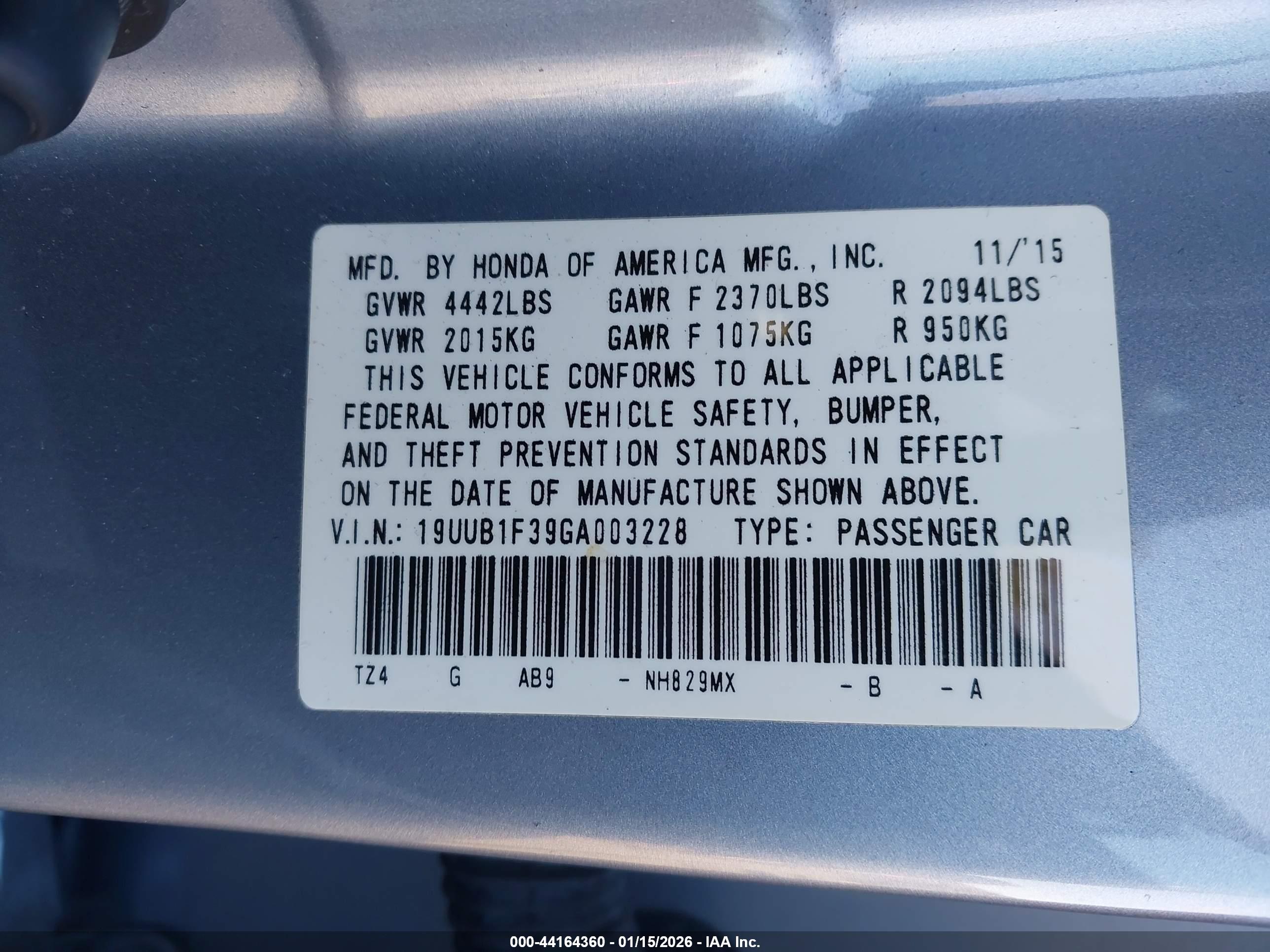 ACURA TLX image 9