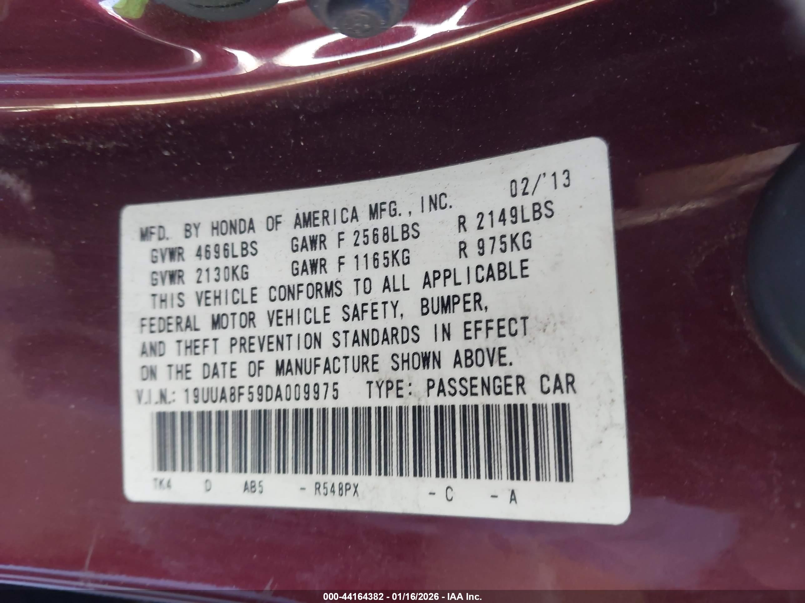 ACURA TL image 9