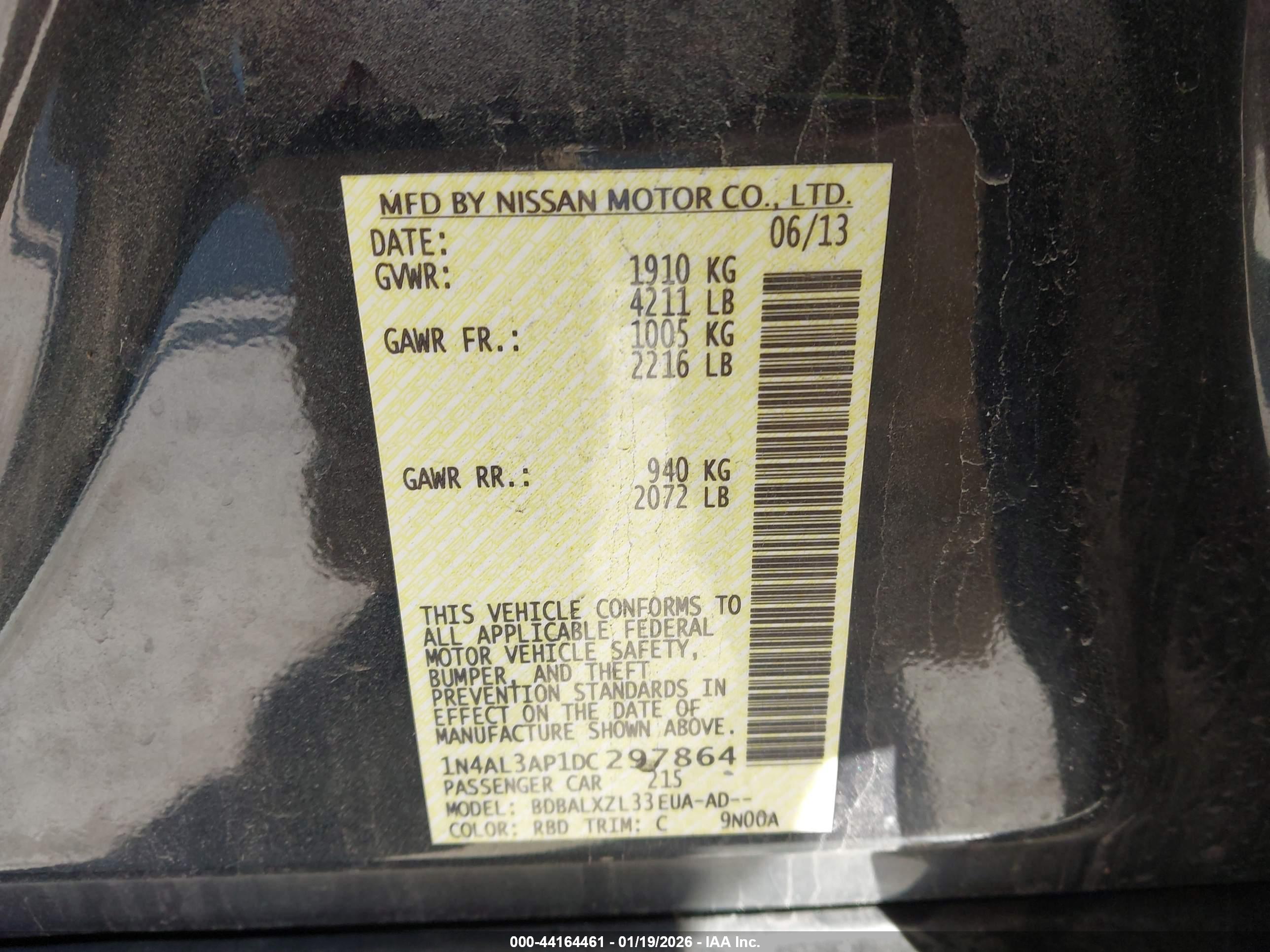 NISSAN ALTIMA image 9