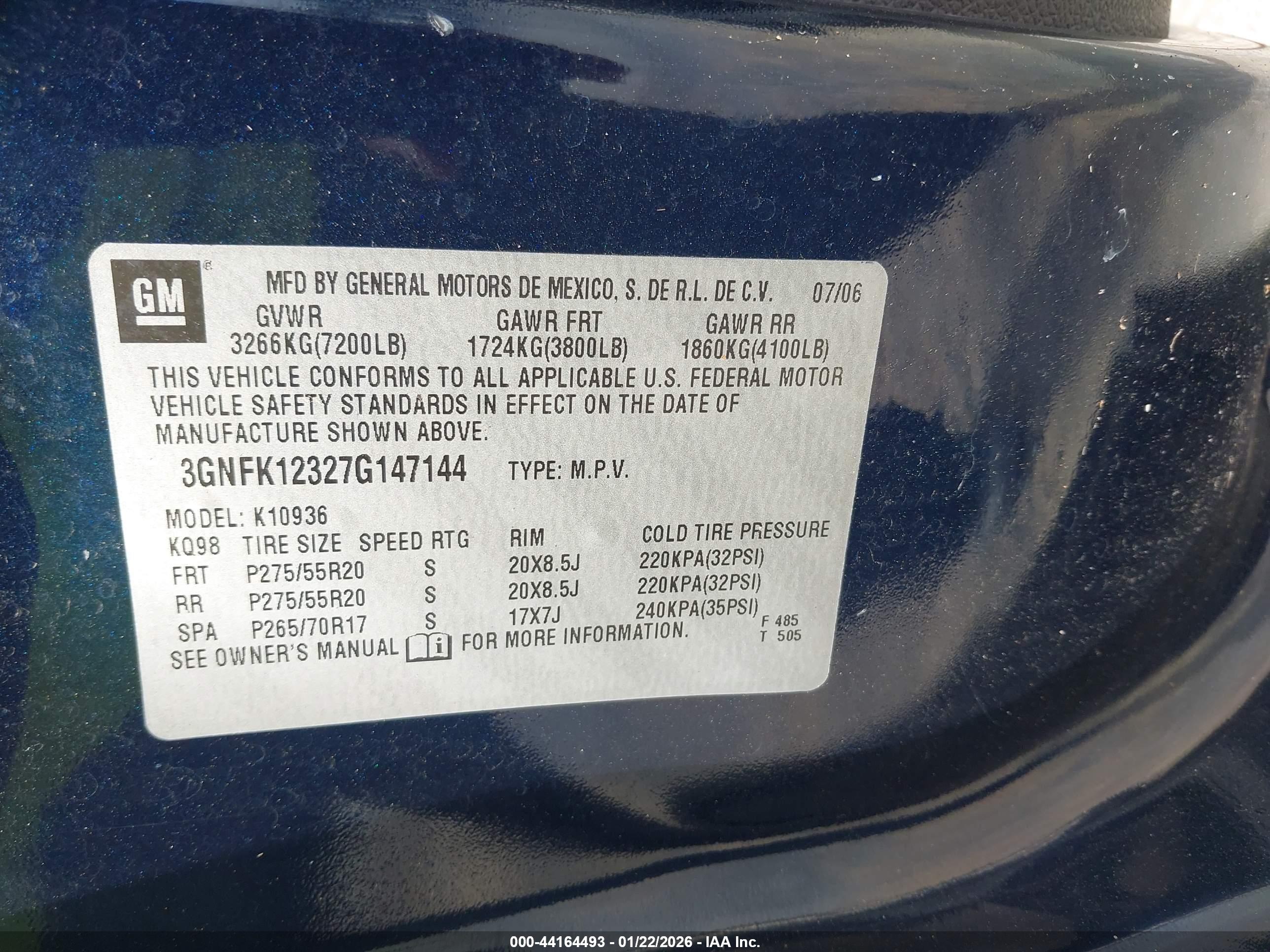 CHEVROLET AVALANCHE image 9