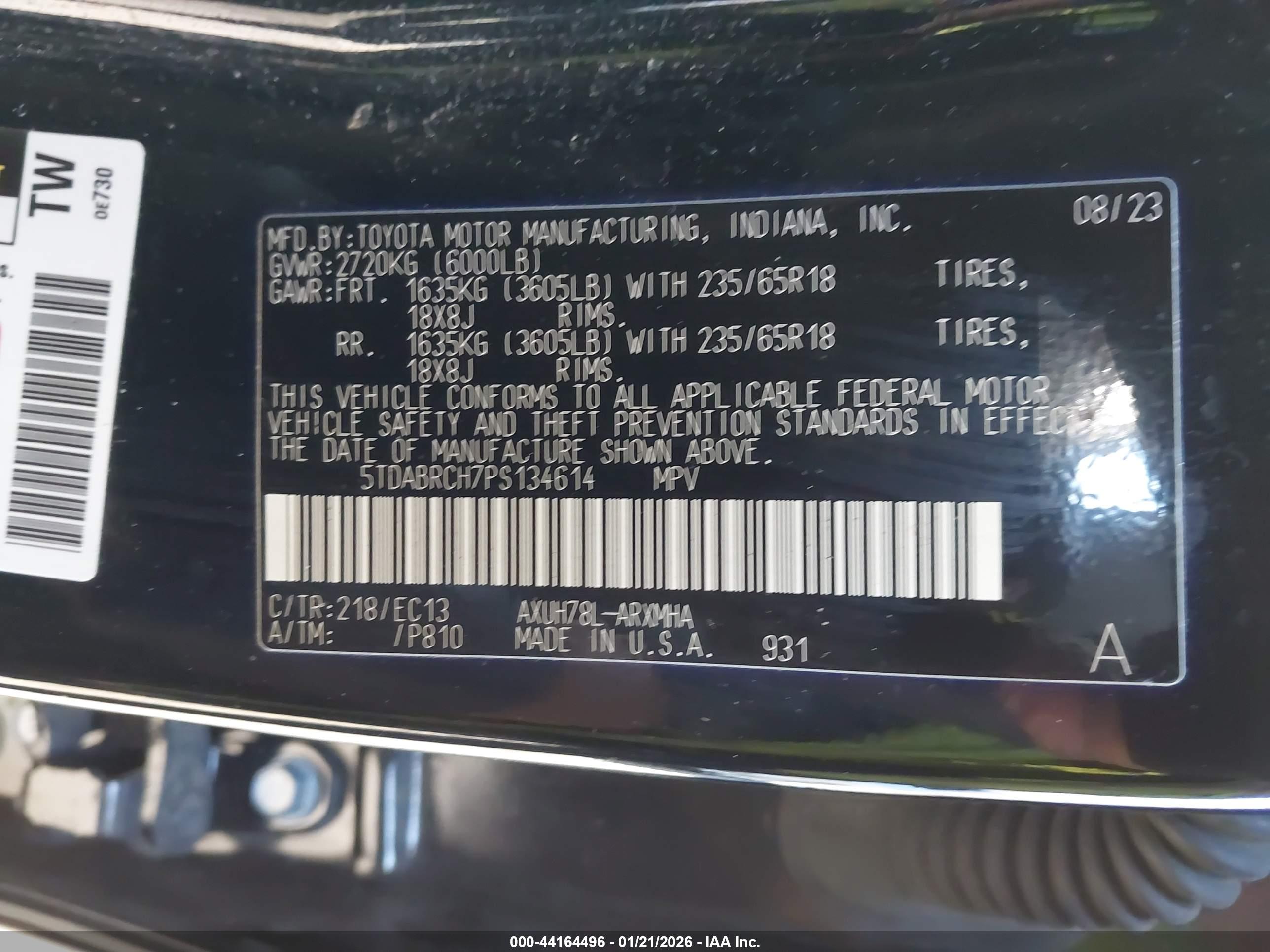 TOYOTA HIGHLANDER image 9