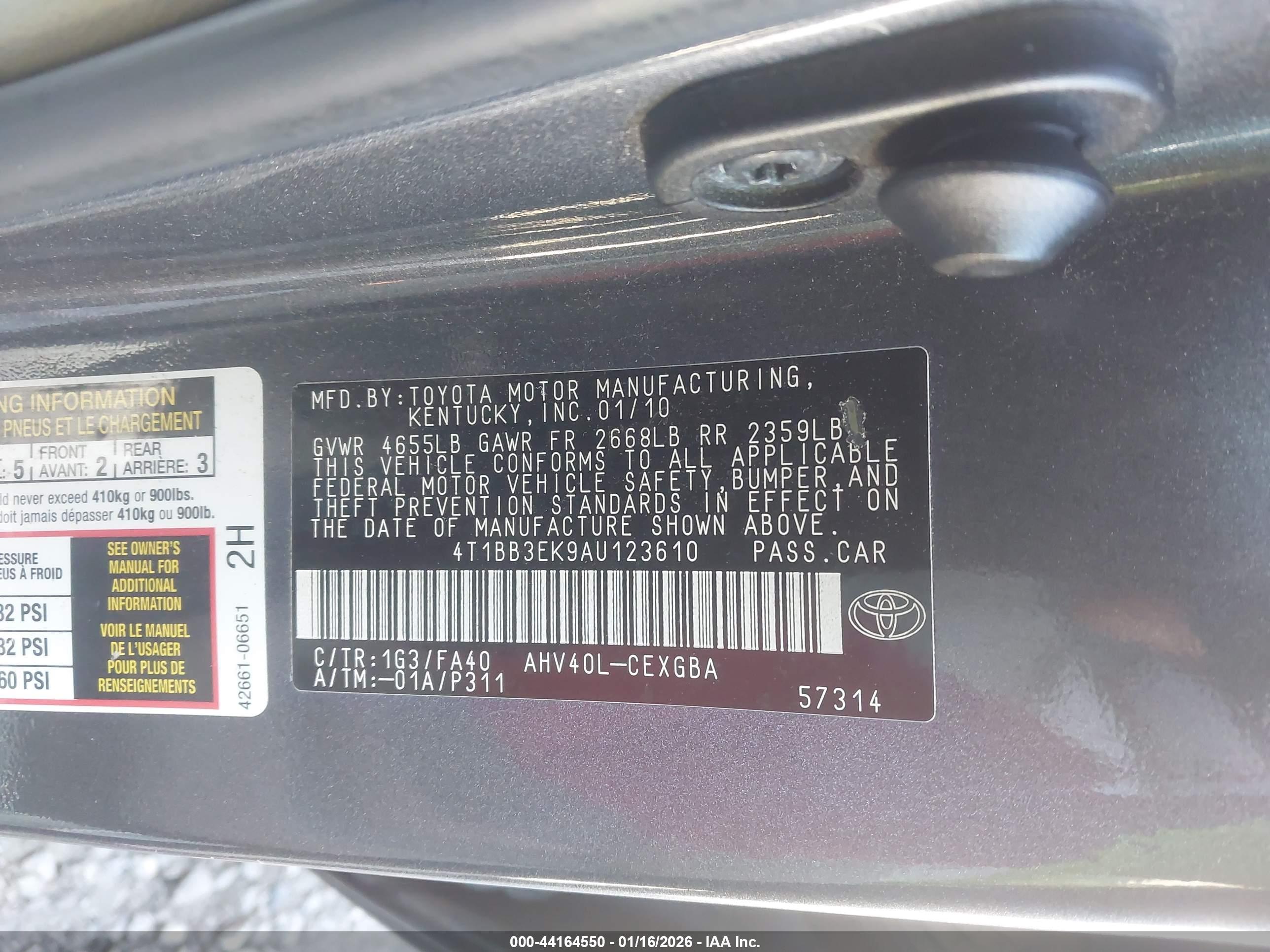 TOYOTA CAMRY image 9