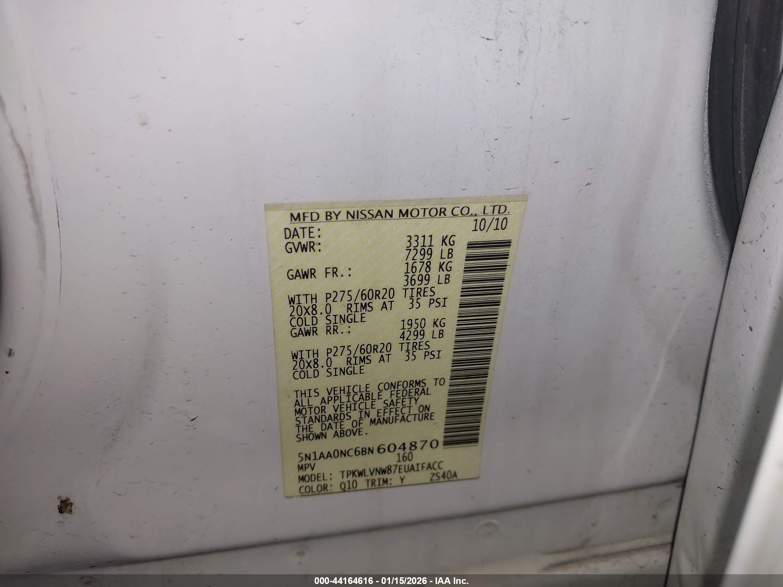 NISSAN ARMADA image 9