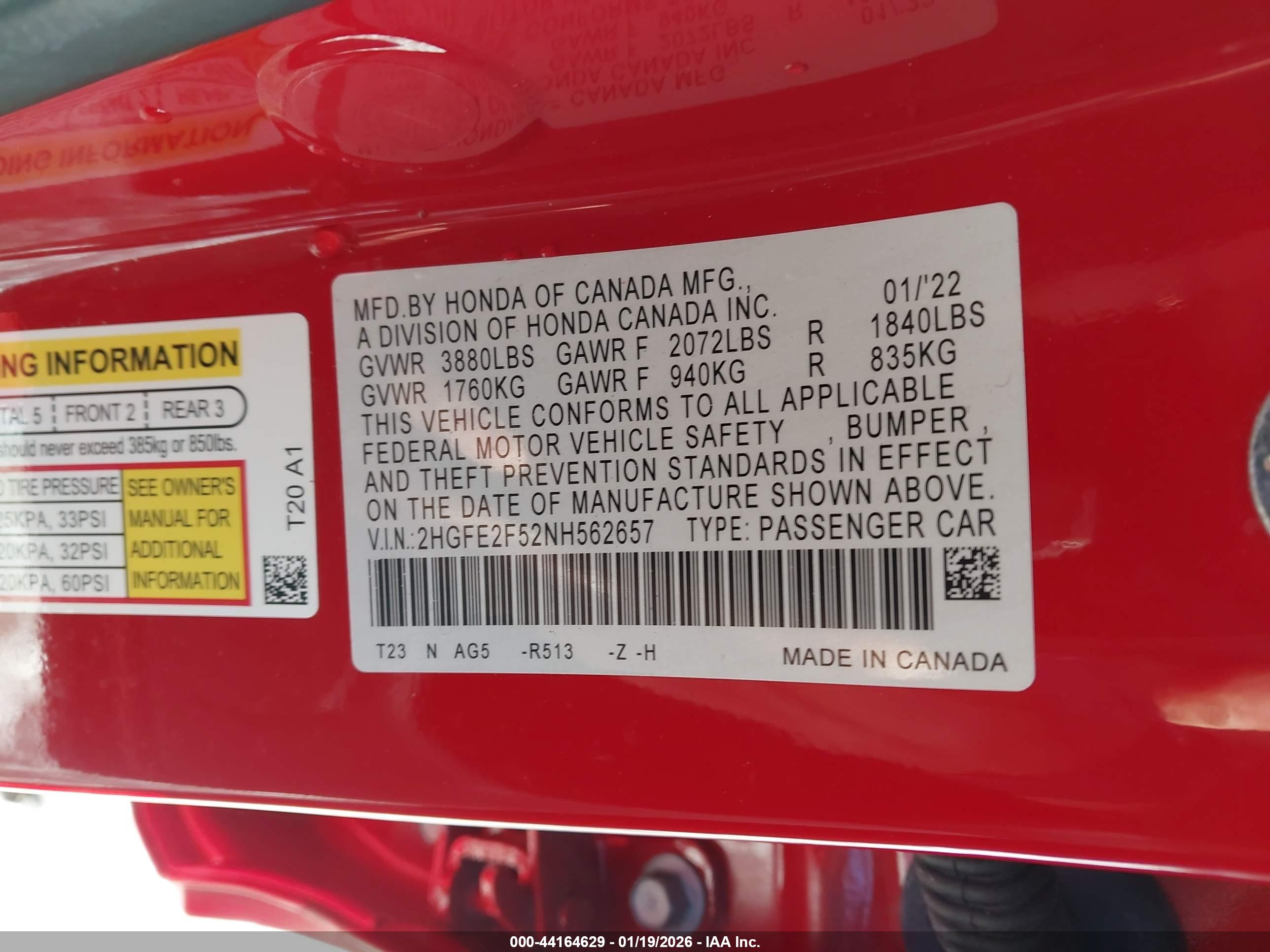 HONDA CIVIC image 9