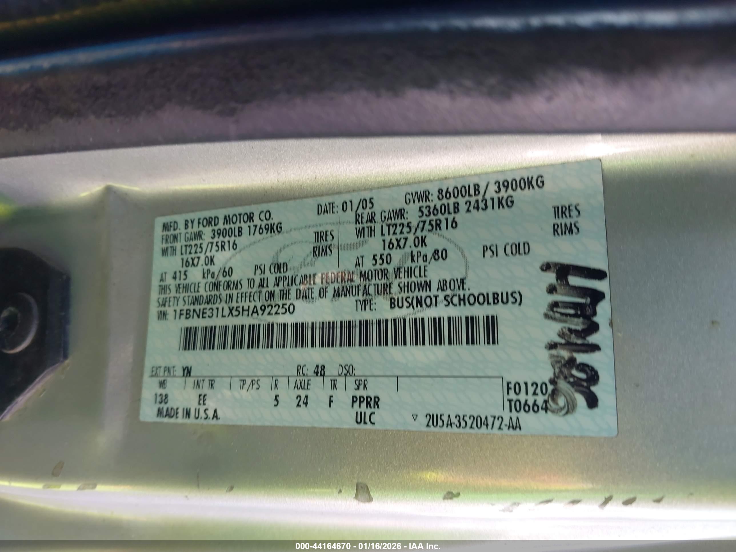 FORD E-350 image 9