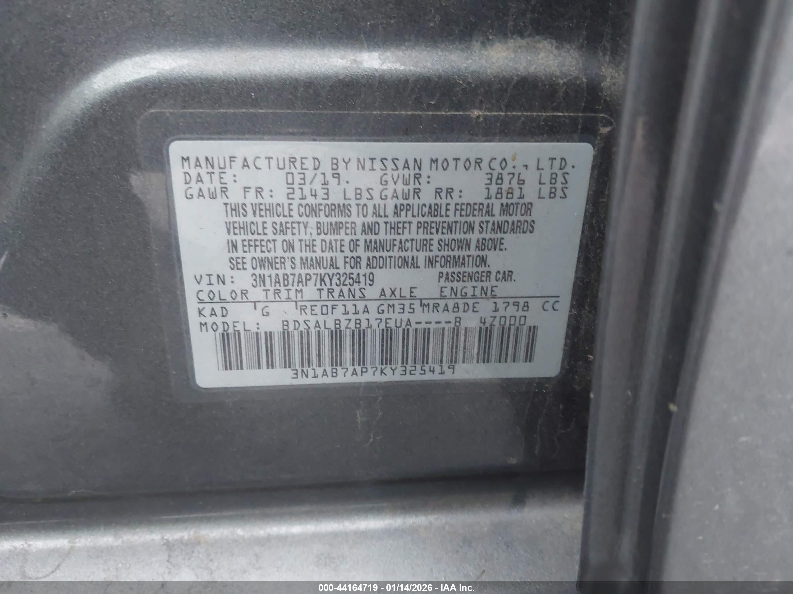 NISSAN SENTRA image 9