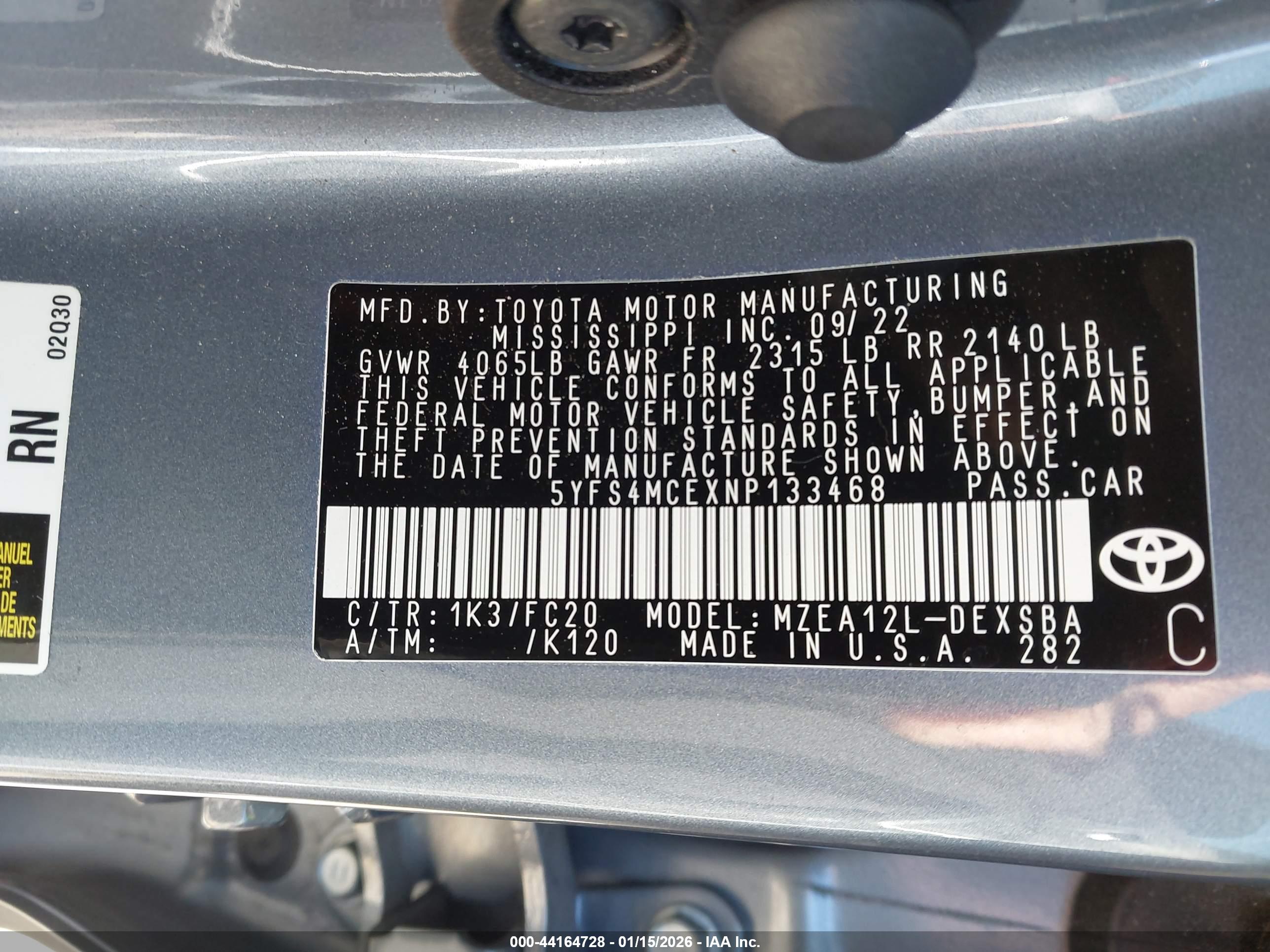TOYOTA COROLLA image 9