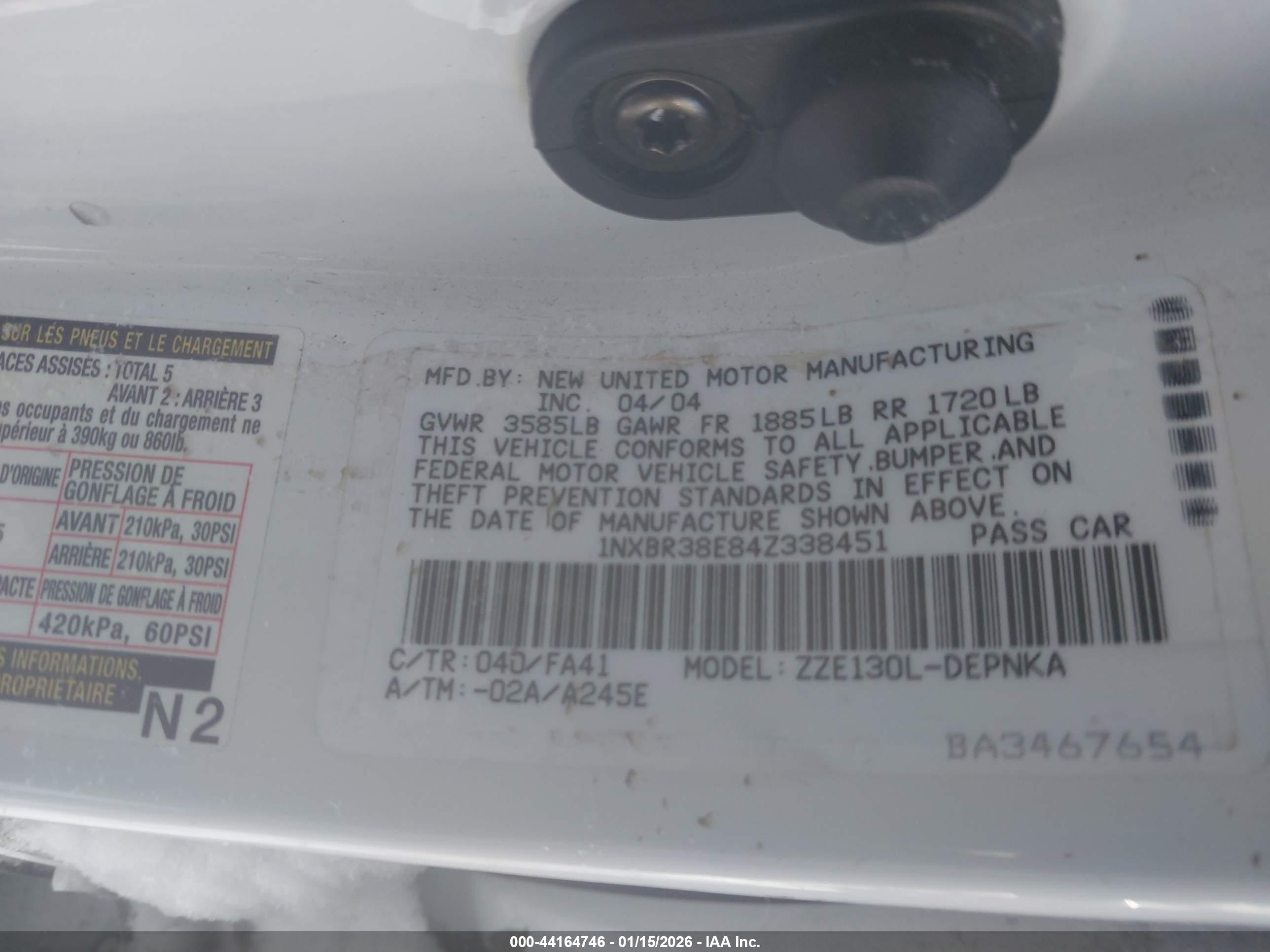 TOYOTA COROLLA image 9