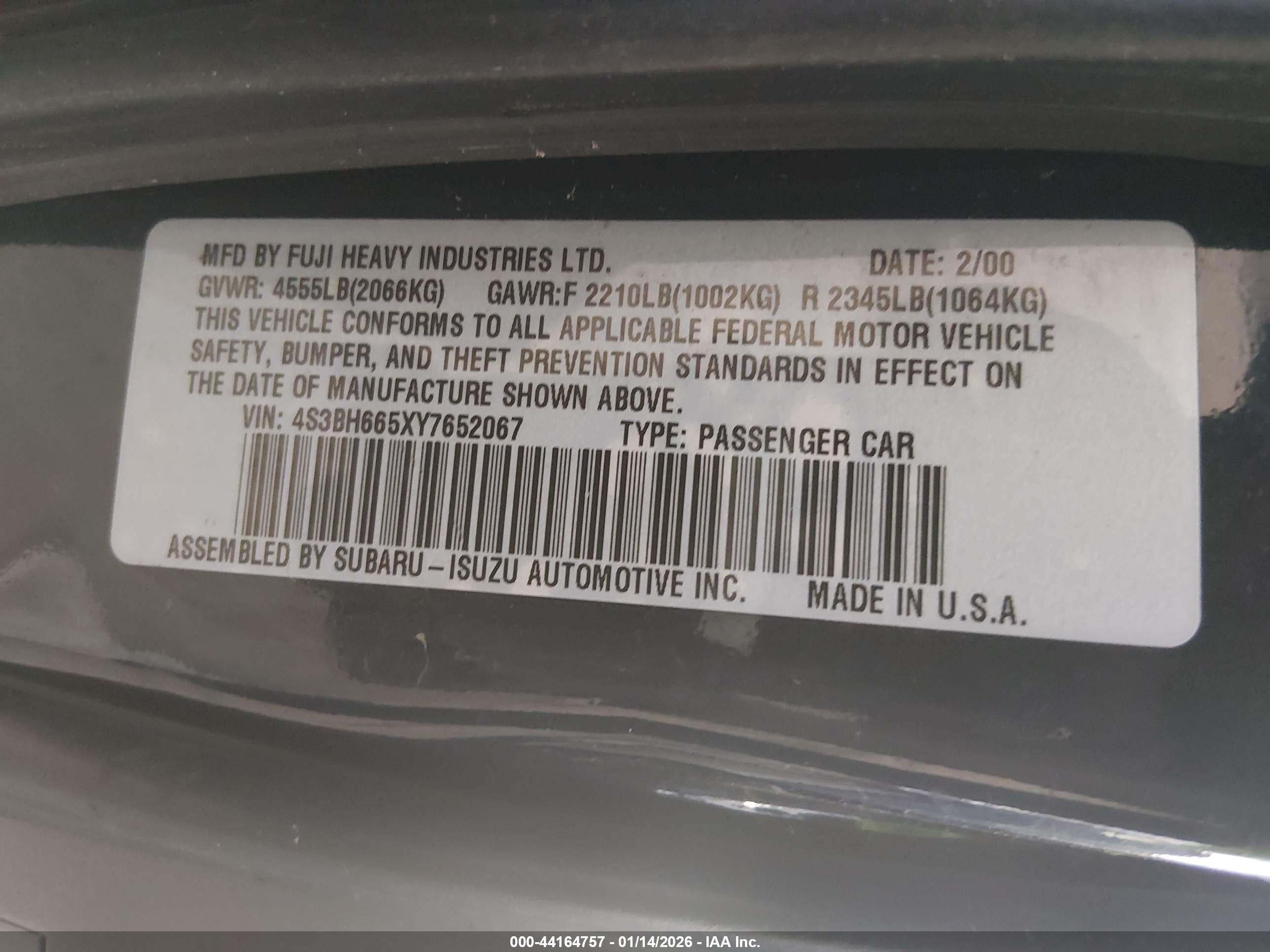 SUBARU OUTBACK image 9