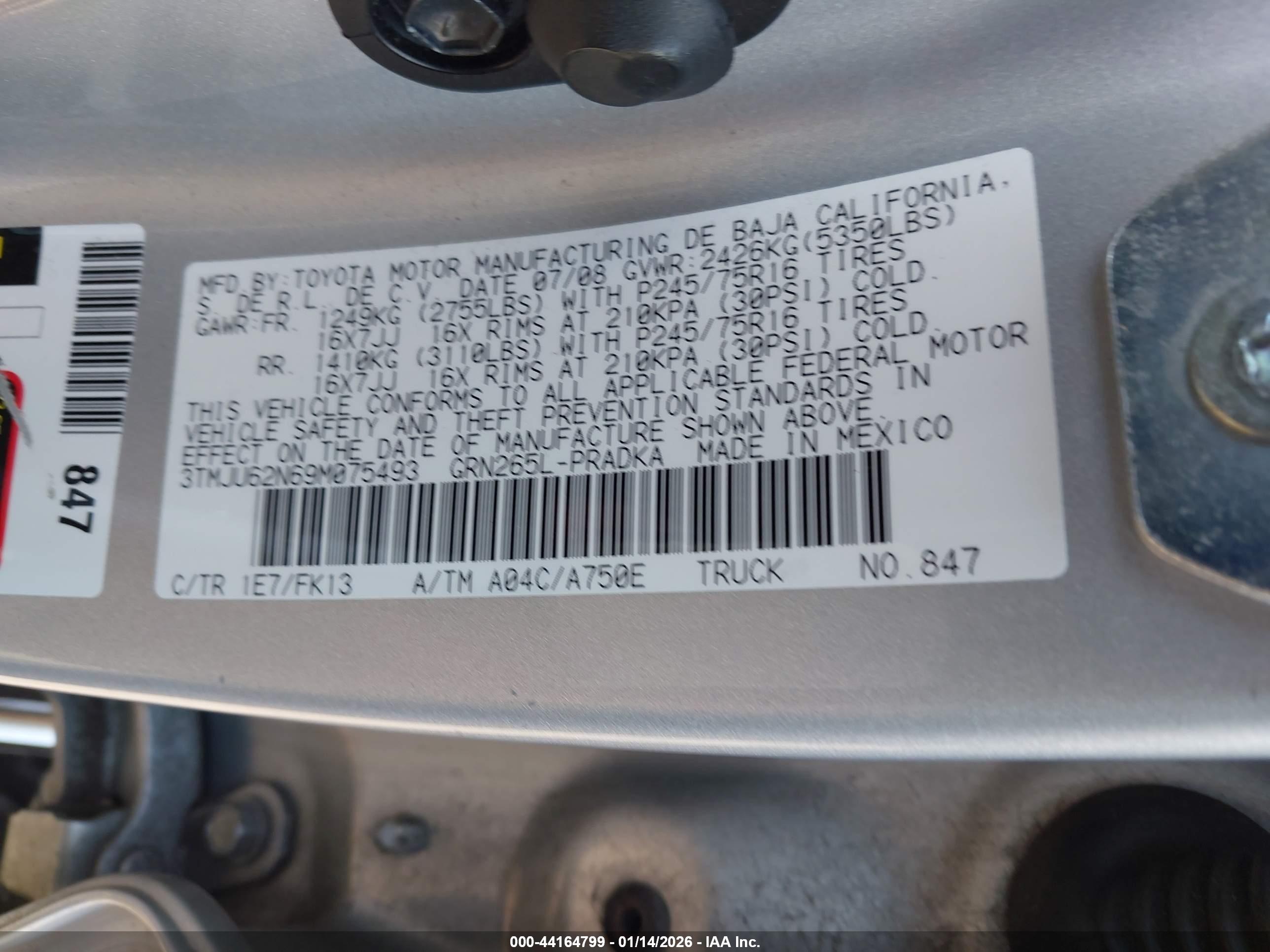 TOYOTA TACOMA image 9