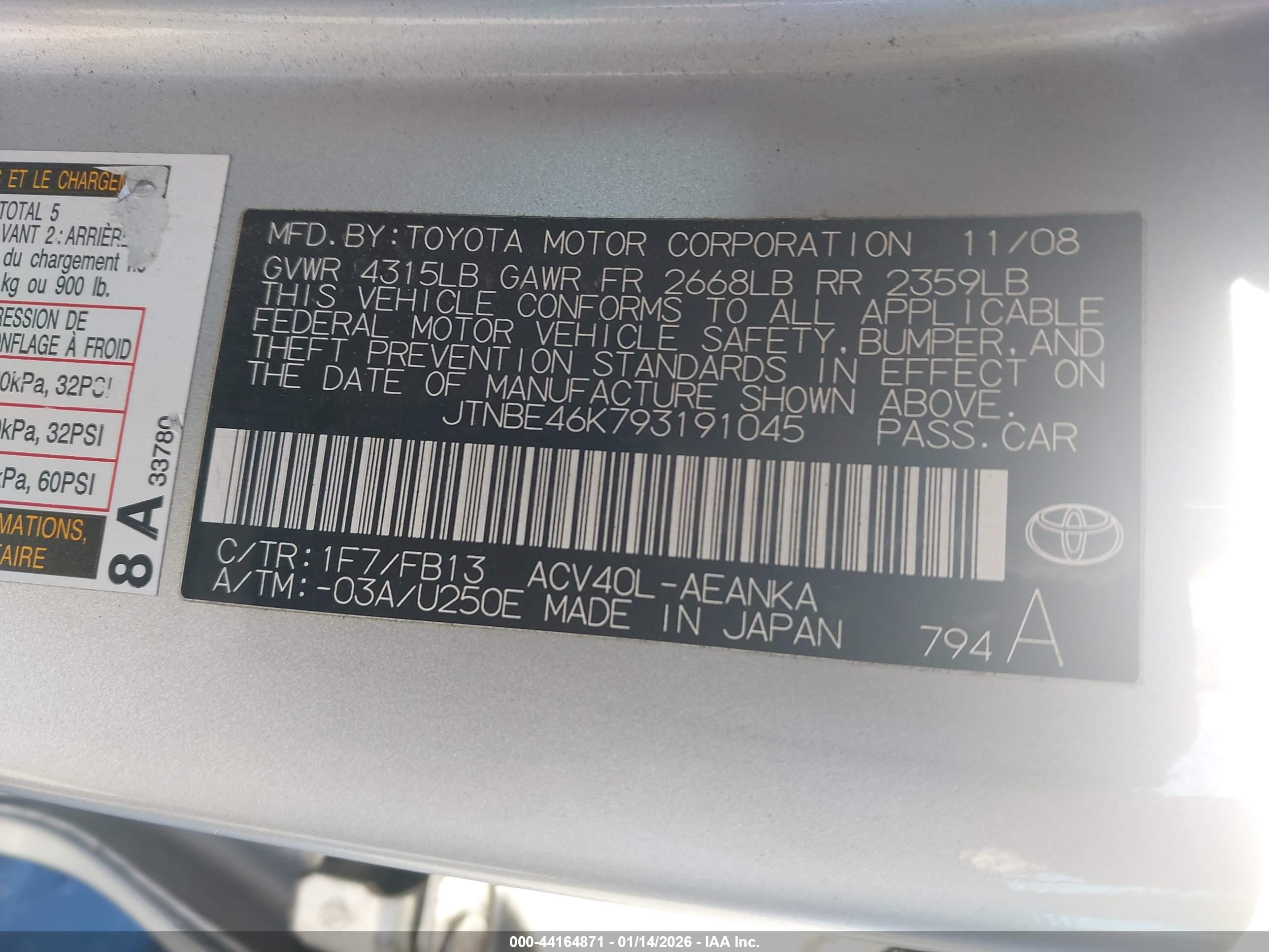 TOYOTA CAMRY image 9