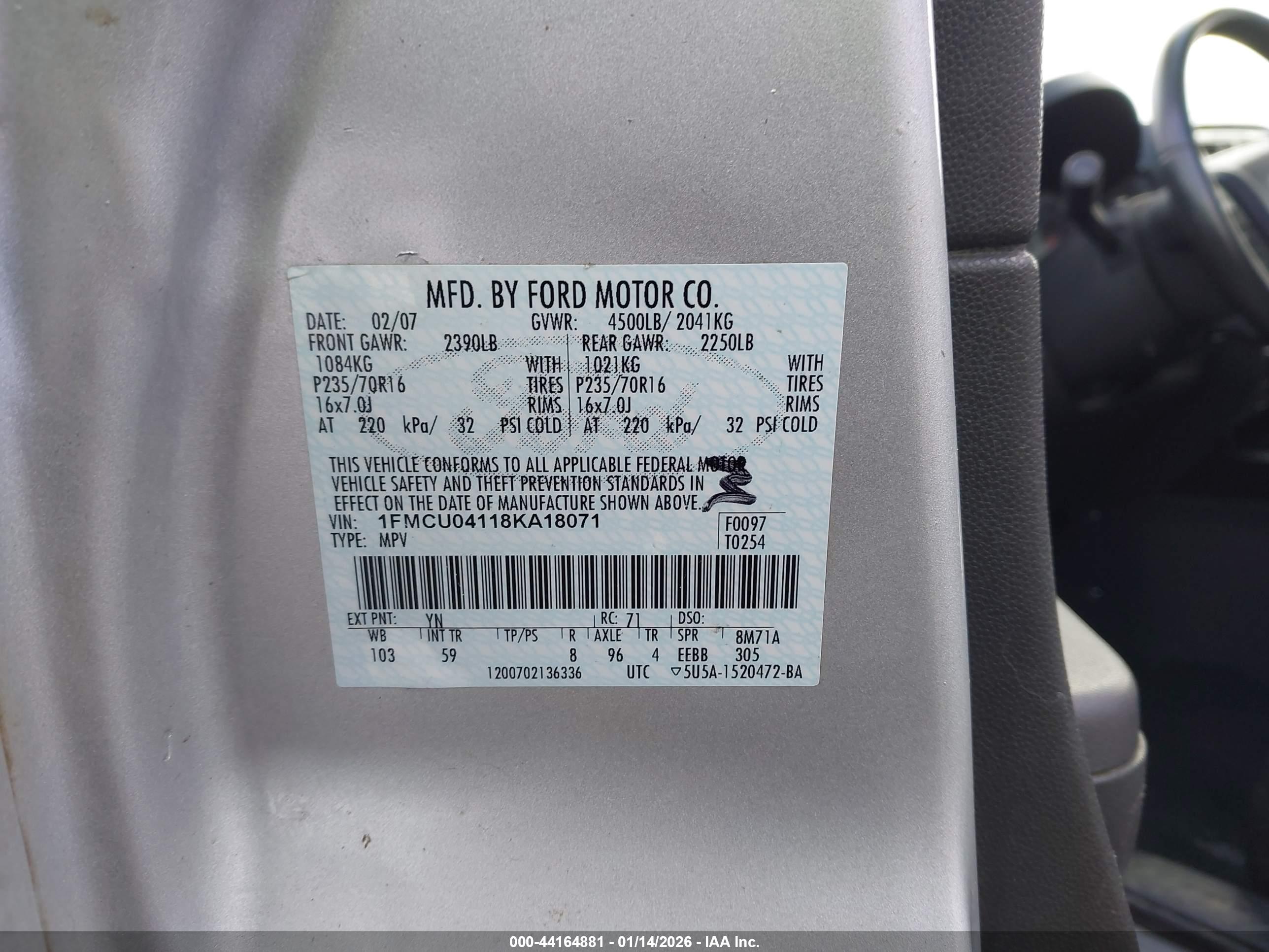 FORD ESCAPE image 9