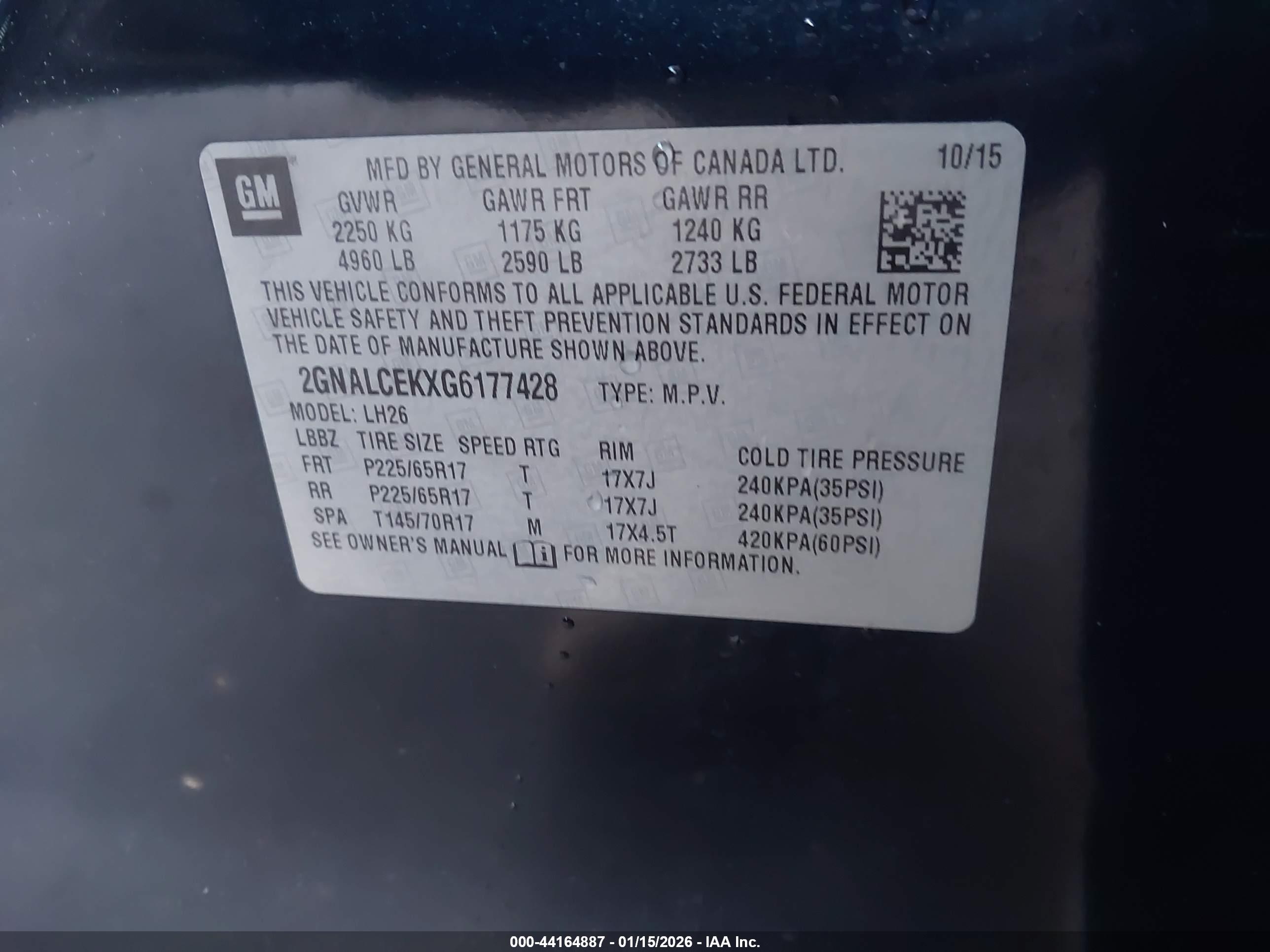 CHEVROLET EQUINOX image 9