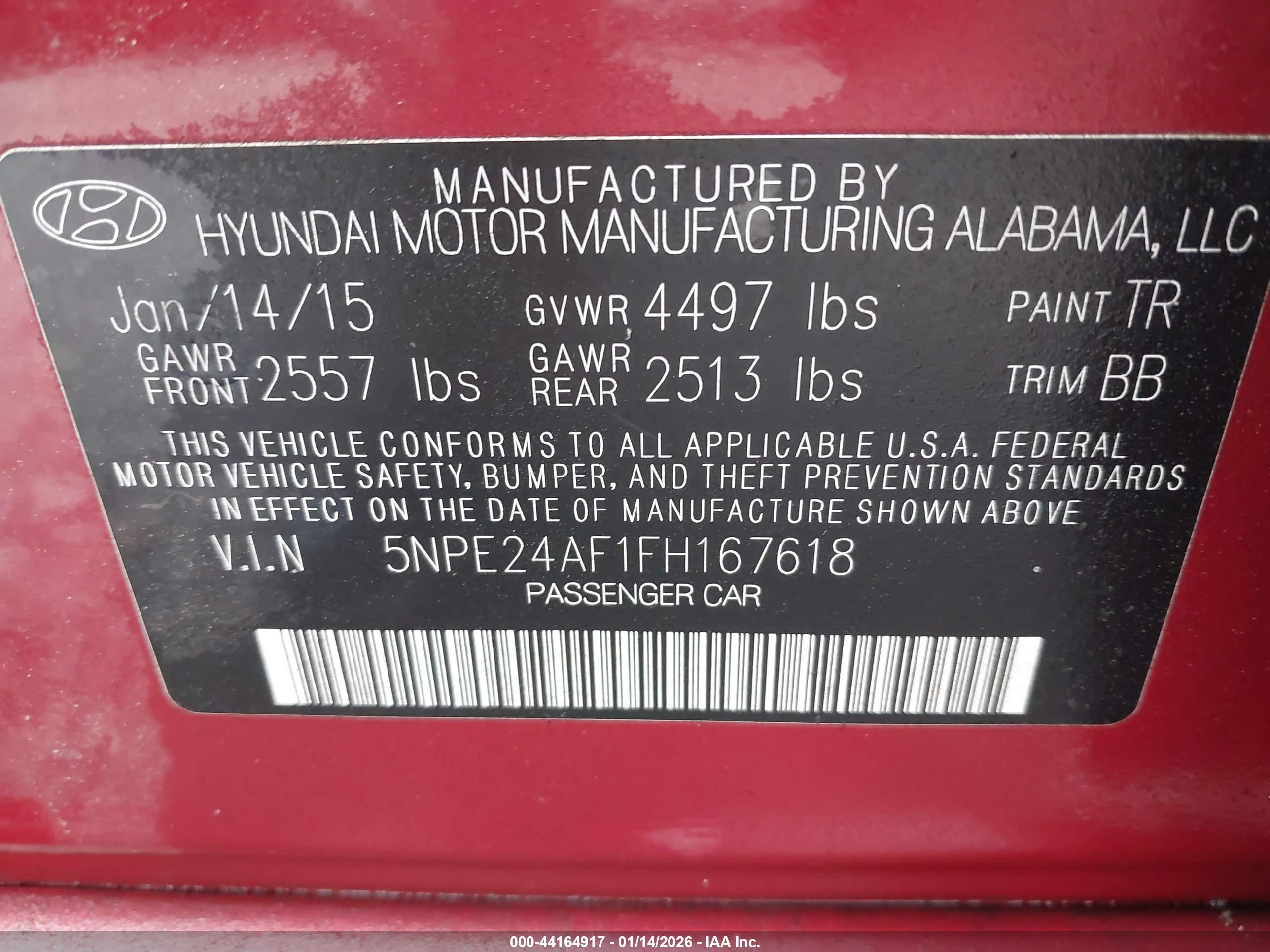 HYUNDAI SONATA image 9