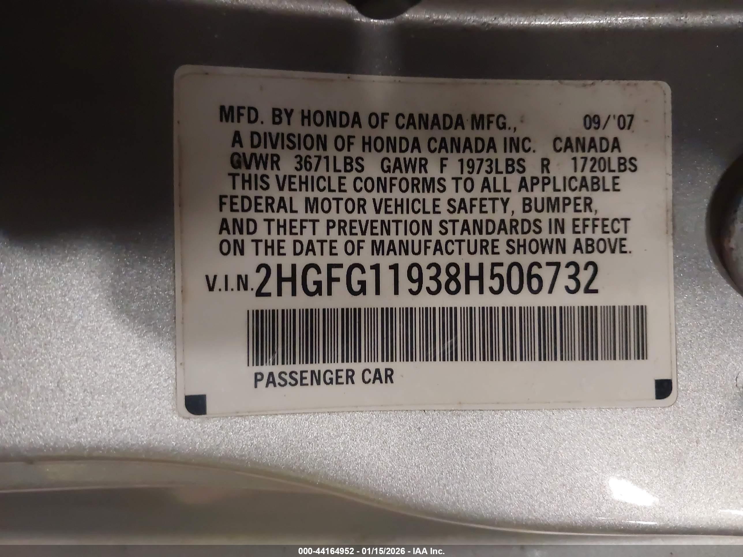 HONDA CIVIC image 9