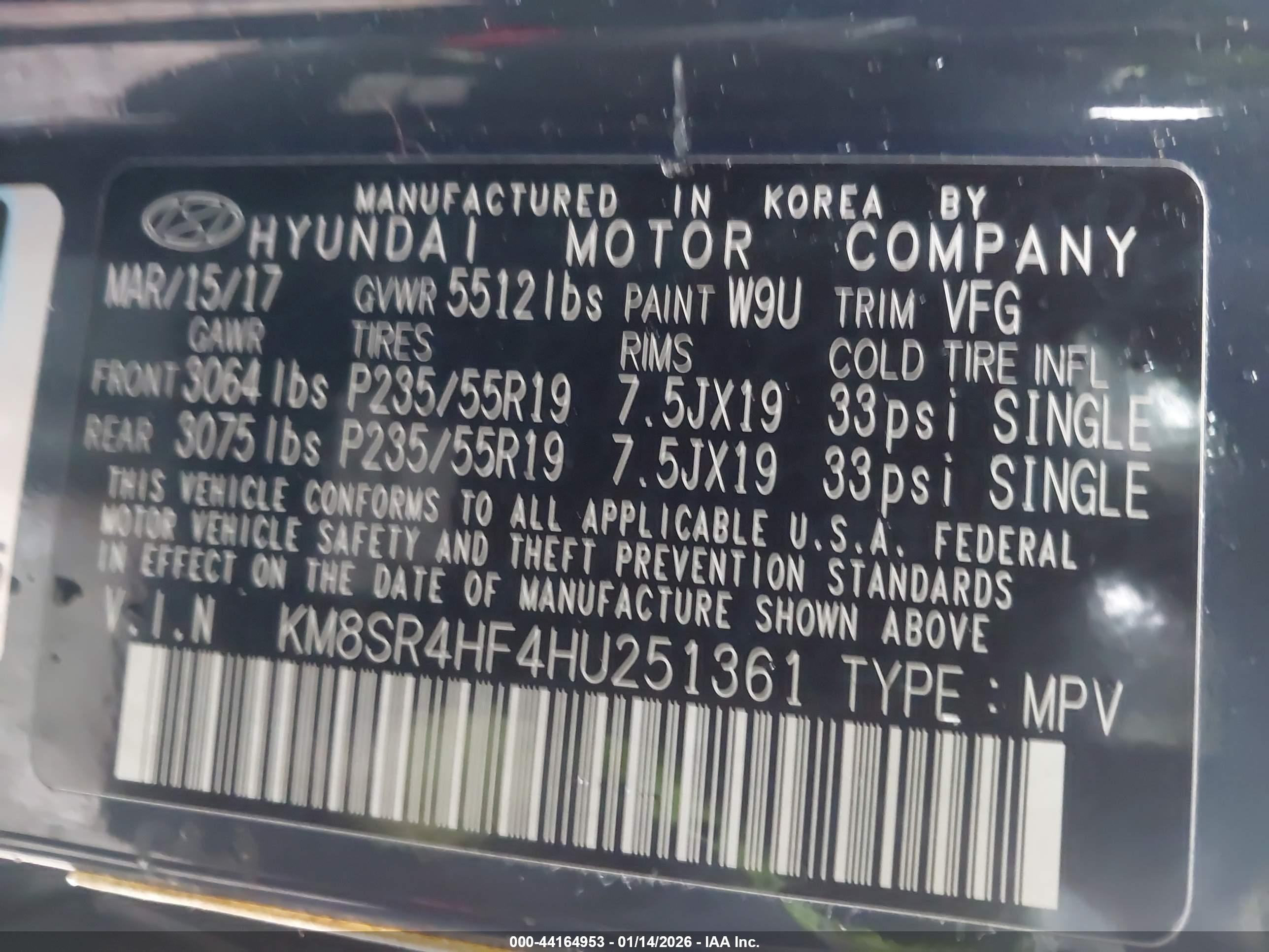 HYUNDAI SANTA image 9