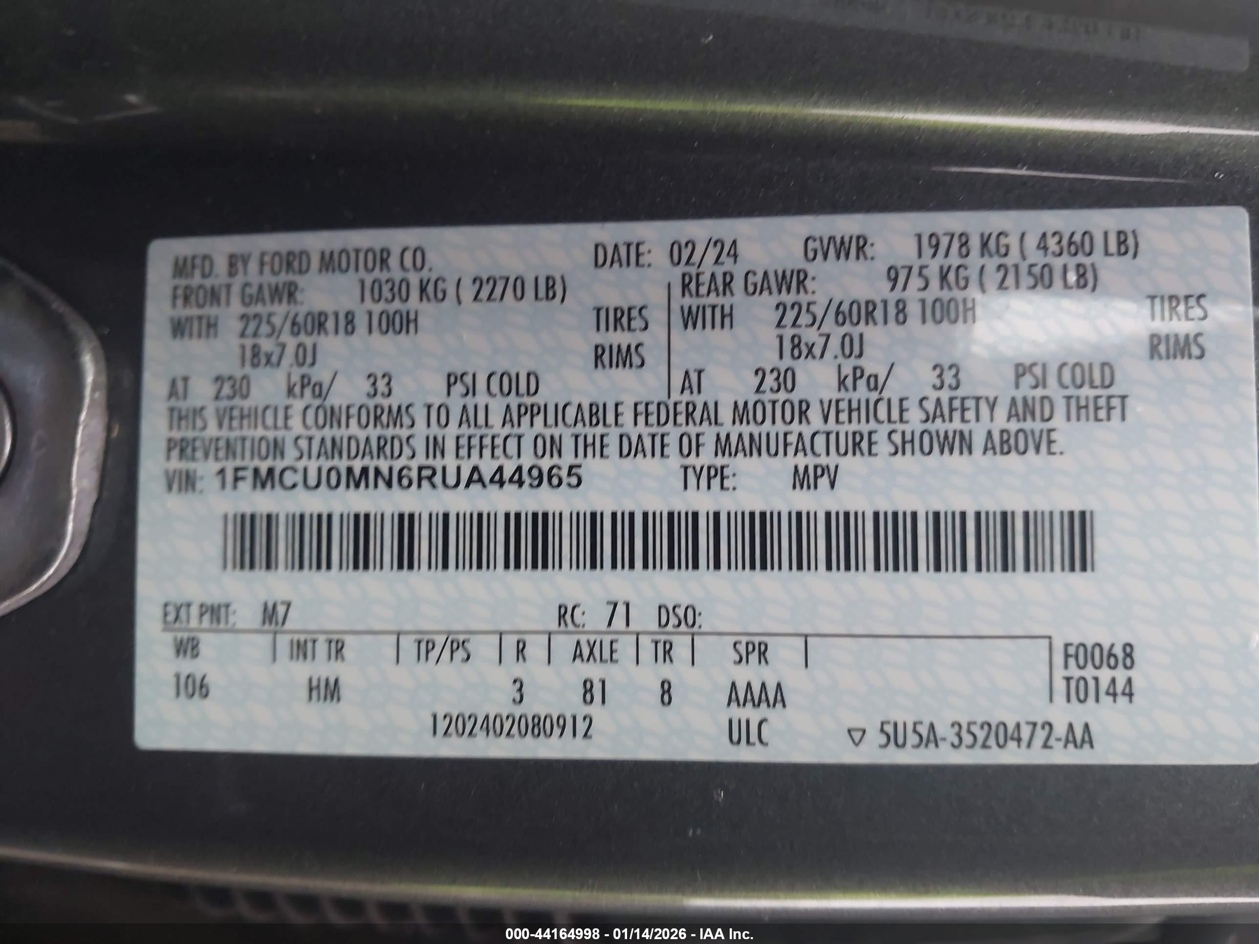 FORD ESCAPE image 9