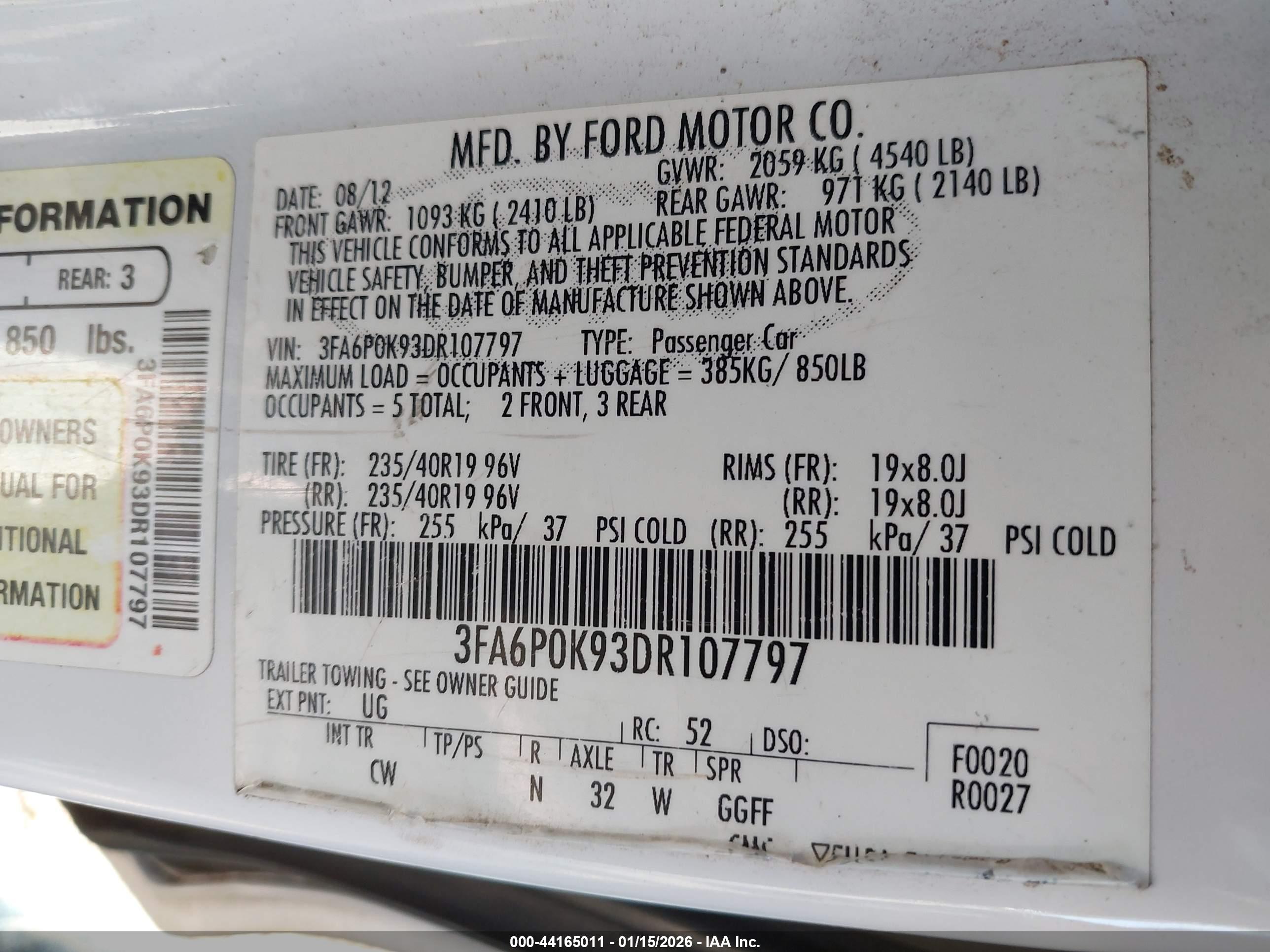 FORD FUSION image 9