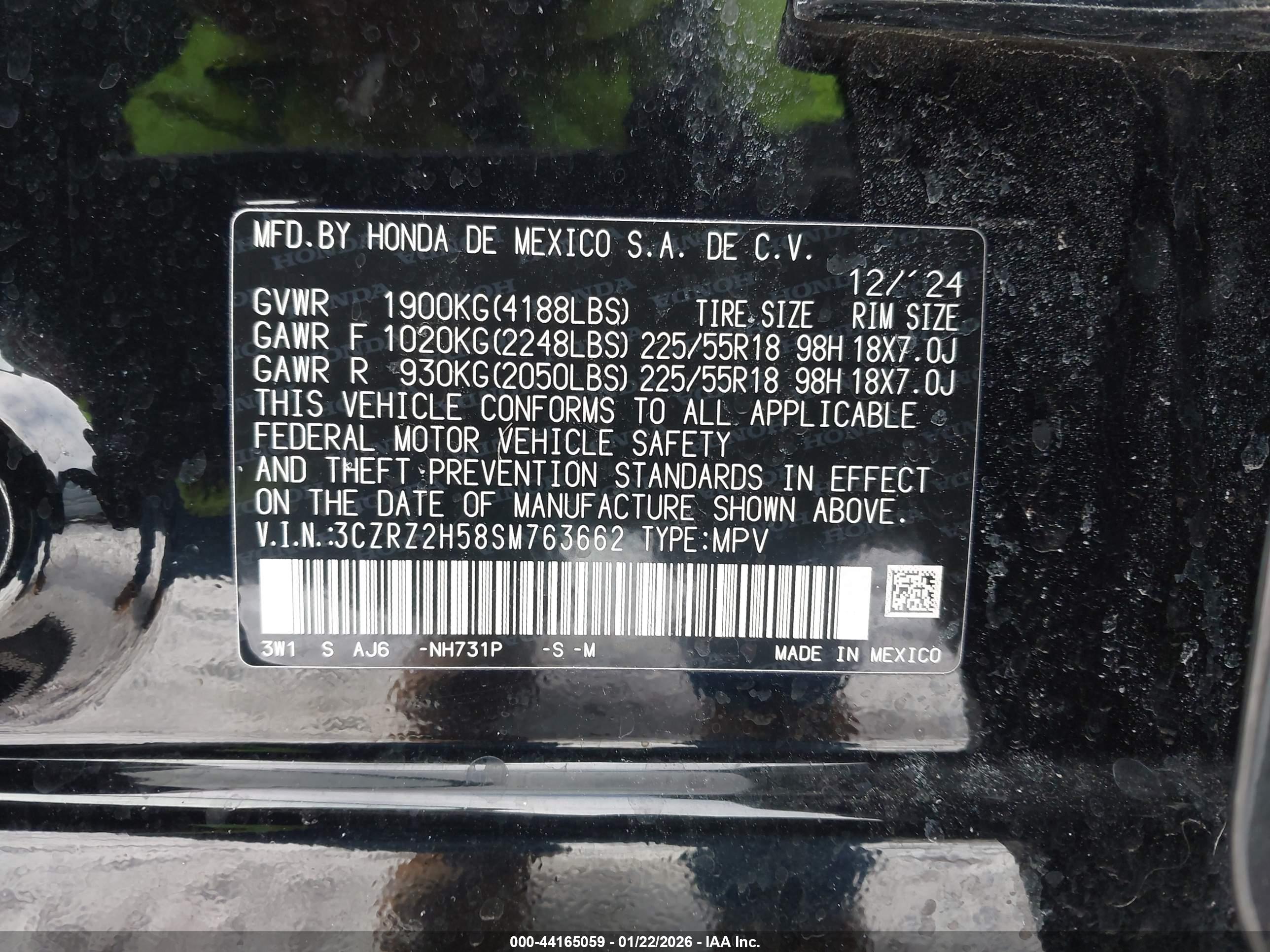 HONDA HR-V image 9