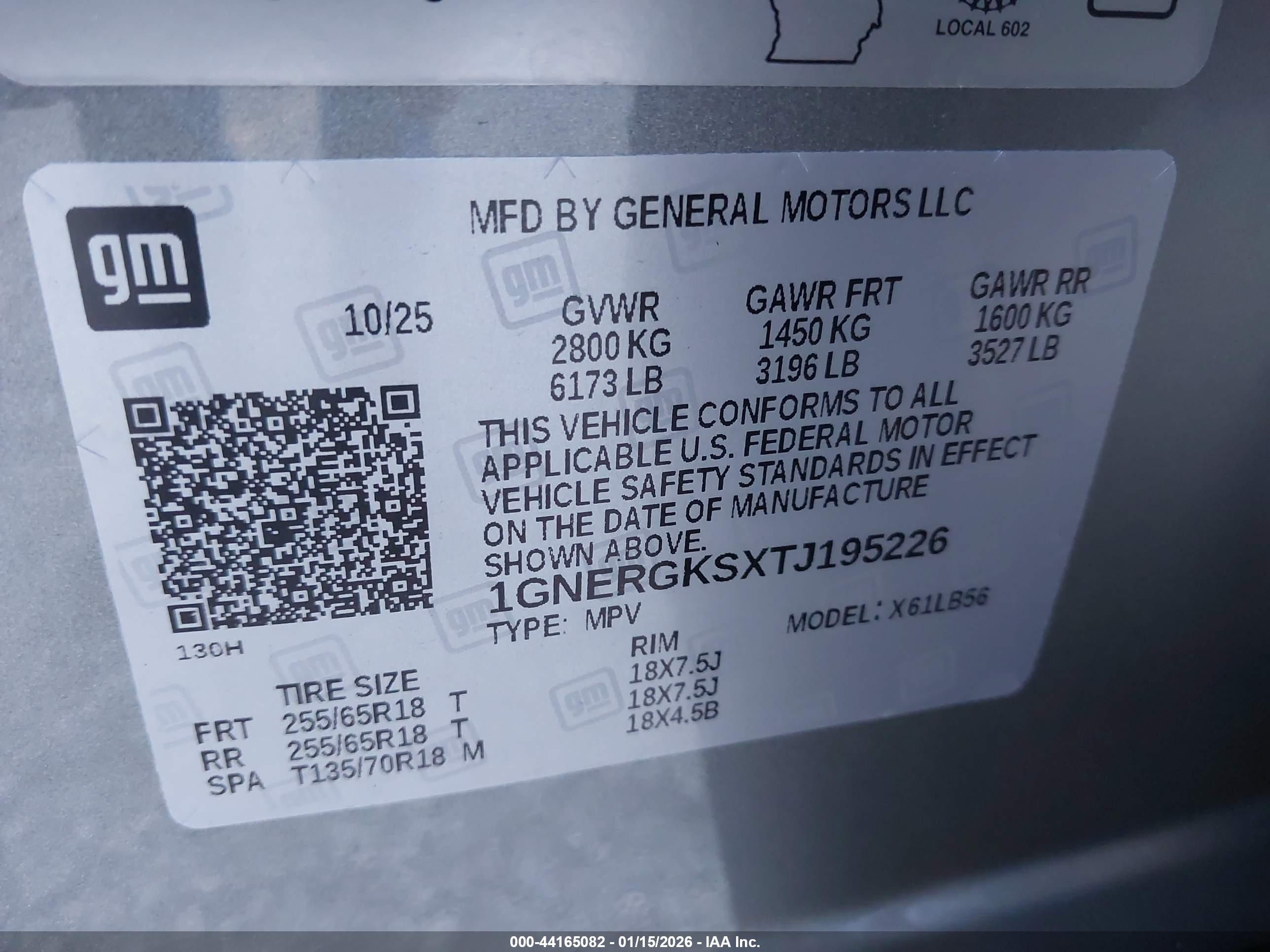 CHEVROLET TRAVERSE image 9