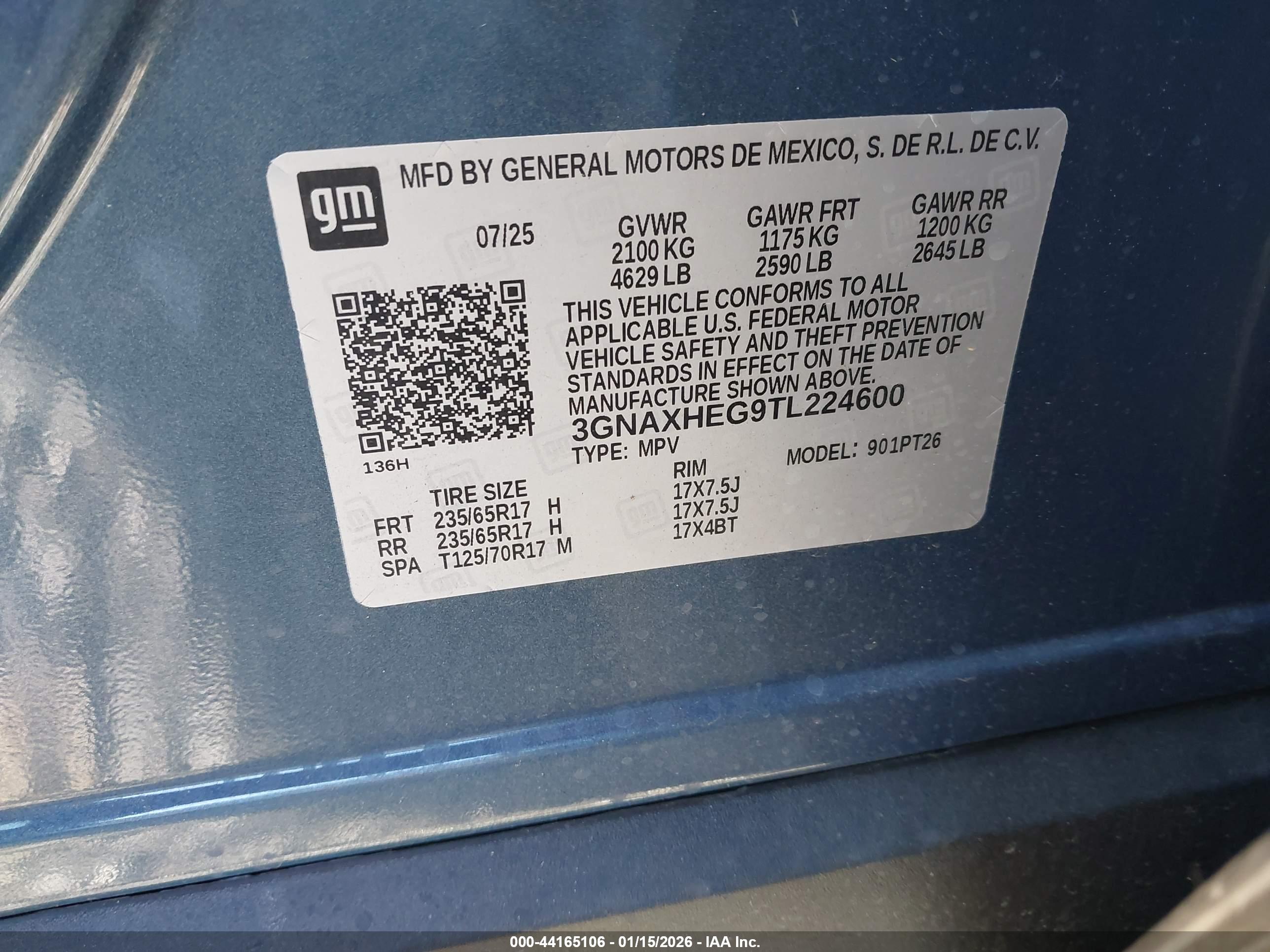 CHEVROLET EQUINOX image 9