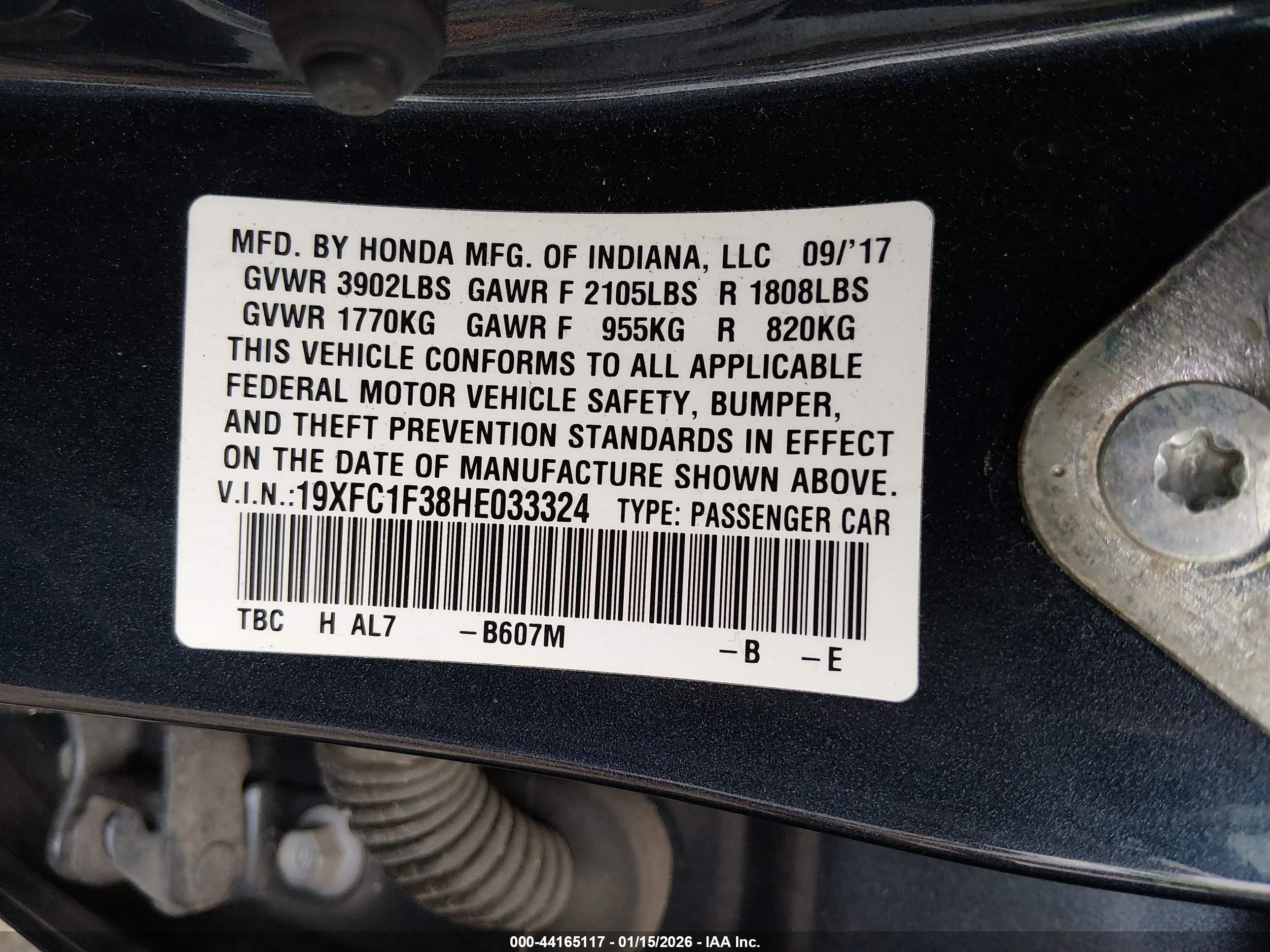 HONDA CIVIC image 9