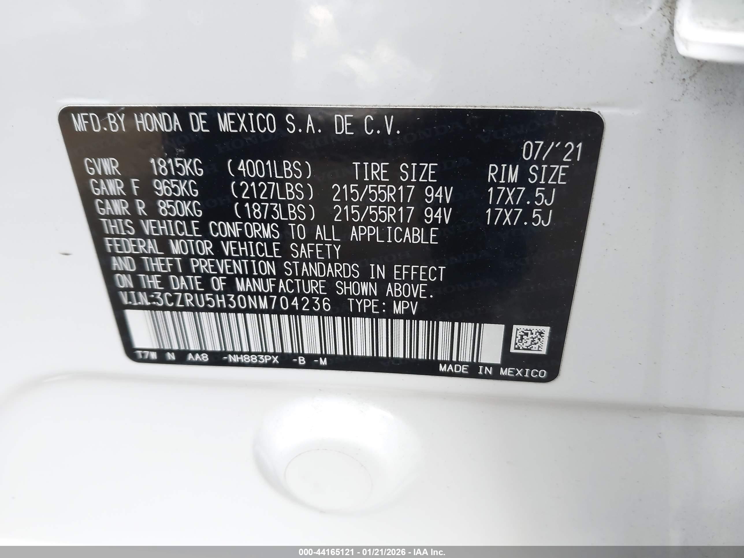 HONDA HR-V image 9
