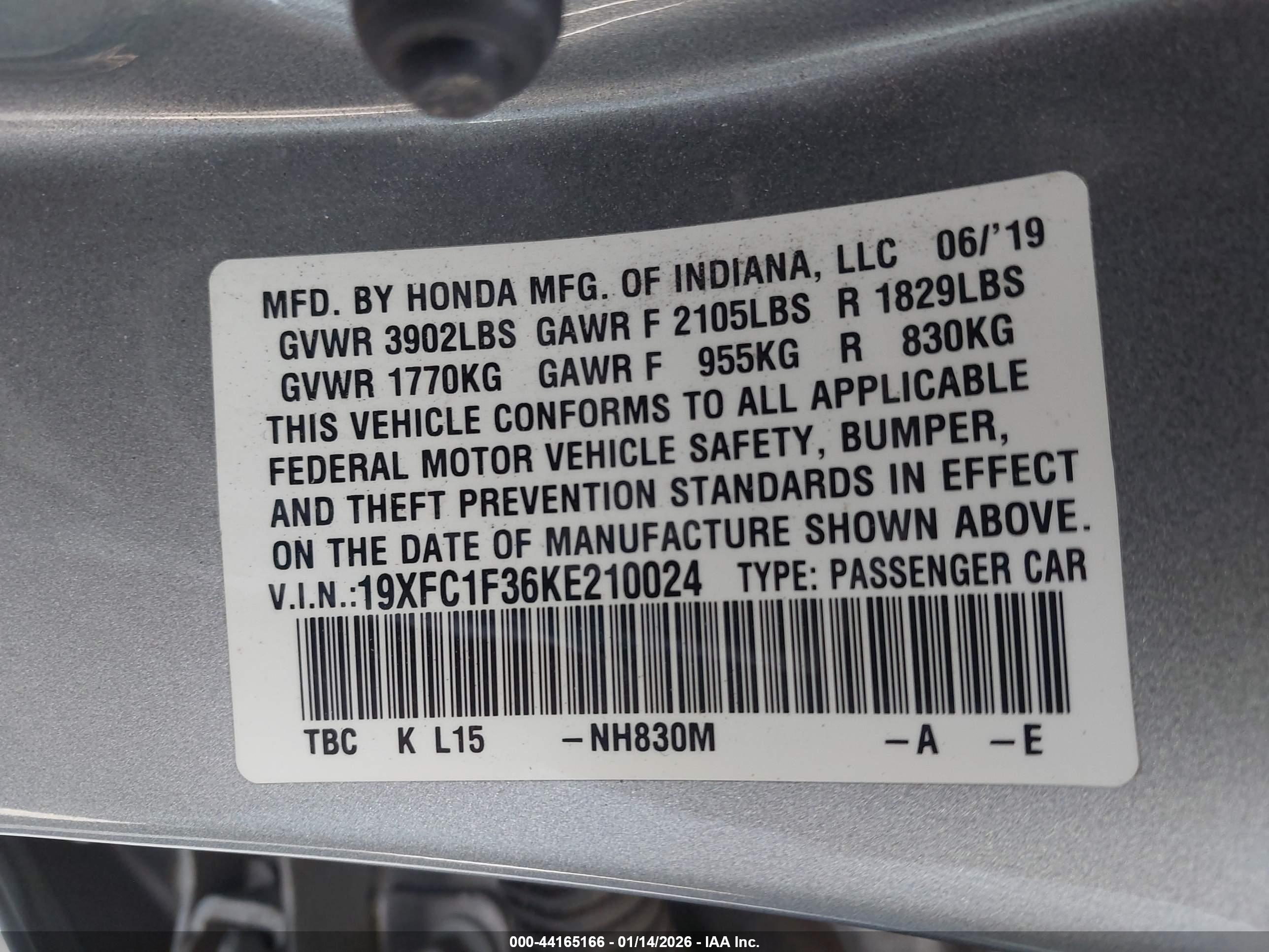 HONDA CIVIC image 9