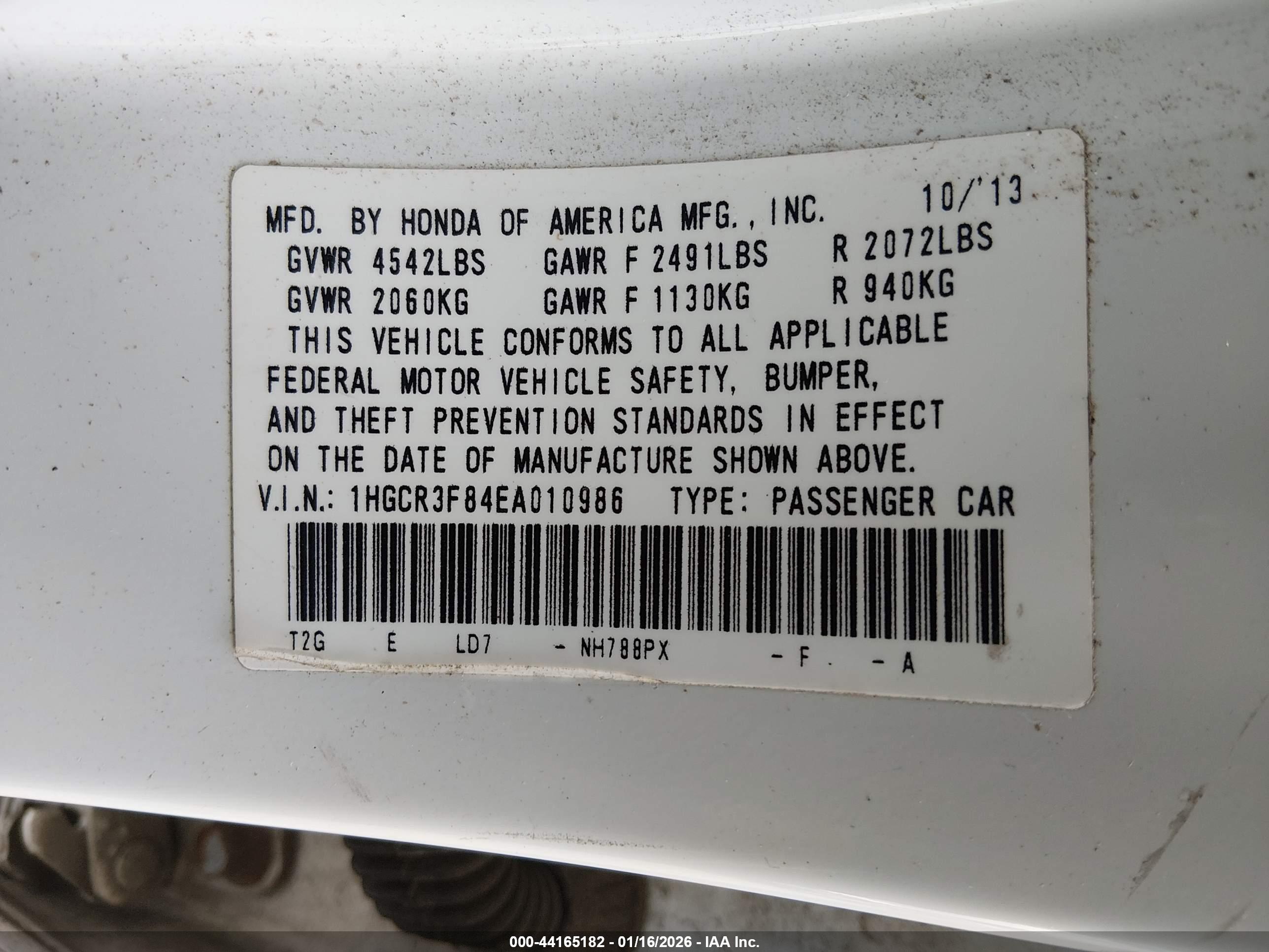 HONDA ACCORD image 9