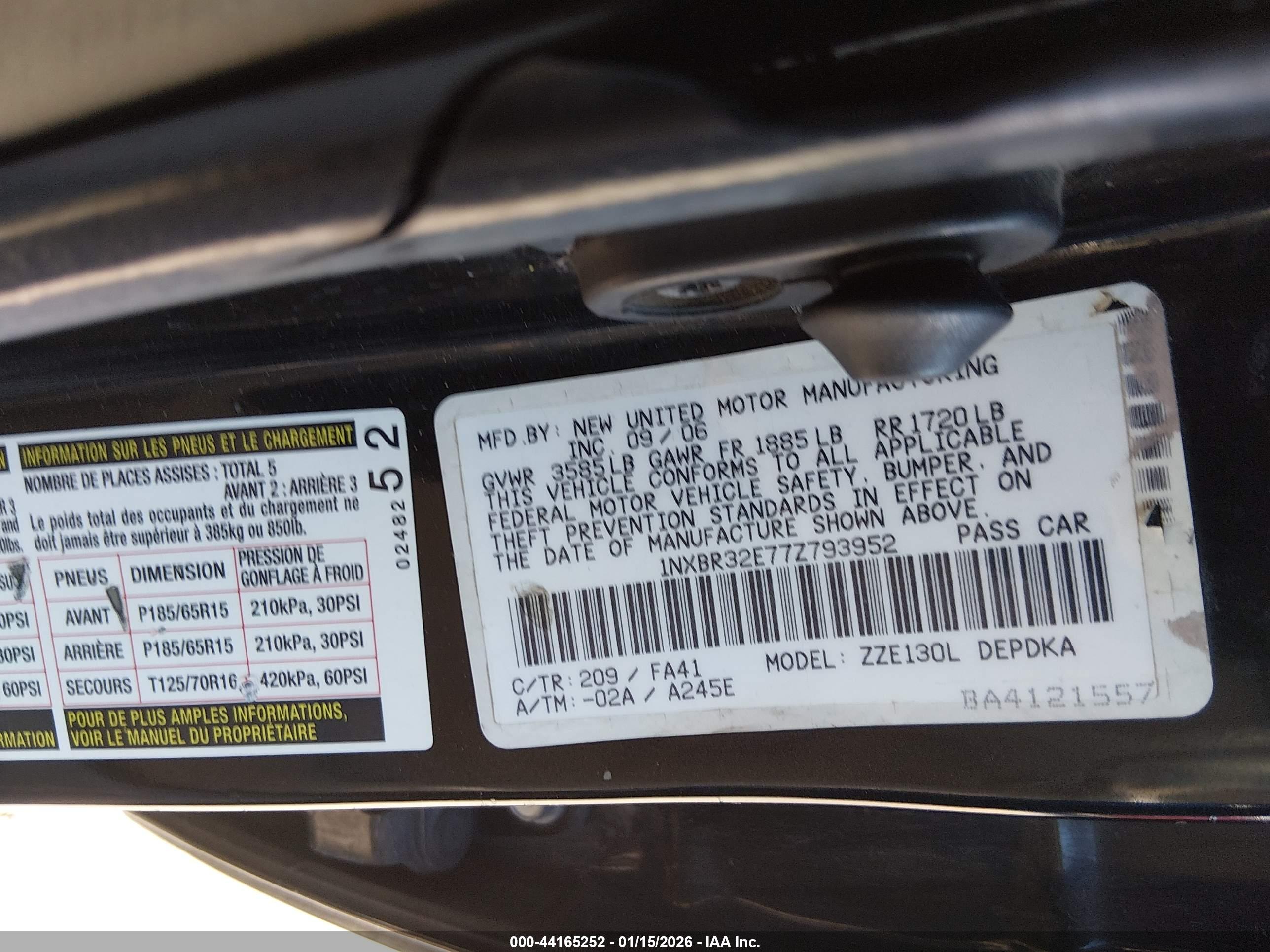 TOYOTA COROLLA image 9