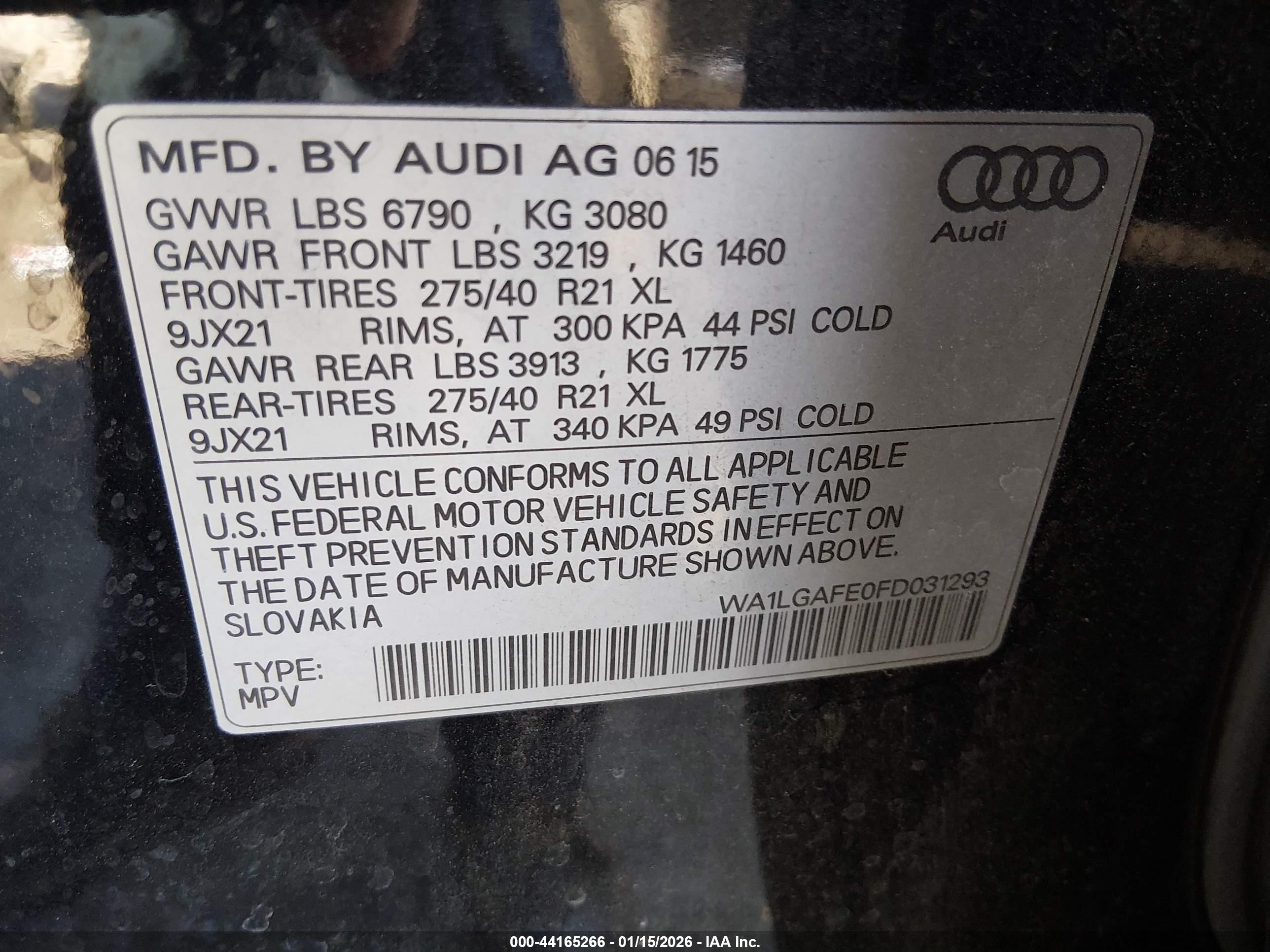 AUDI Q7 image 9