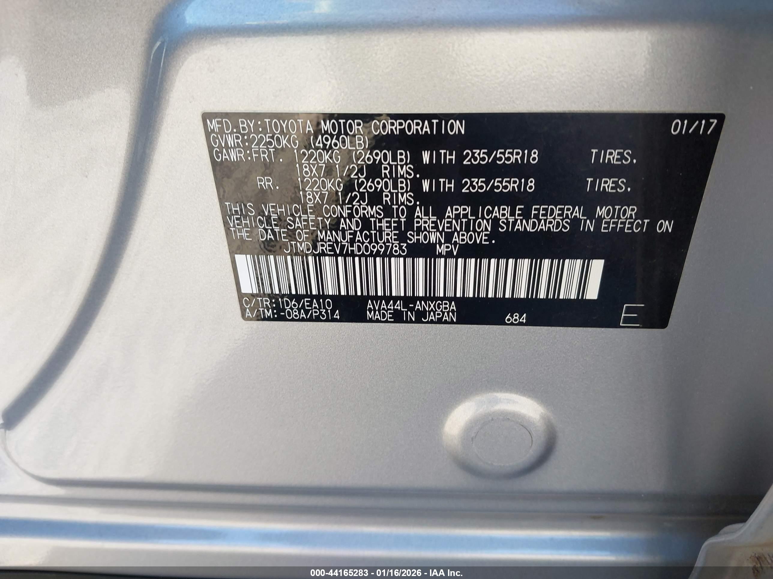 TOYOTA RAV4 image 9