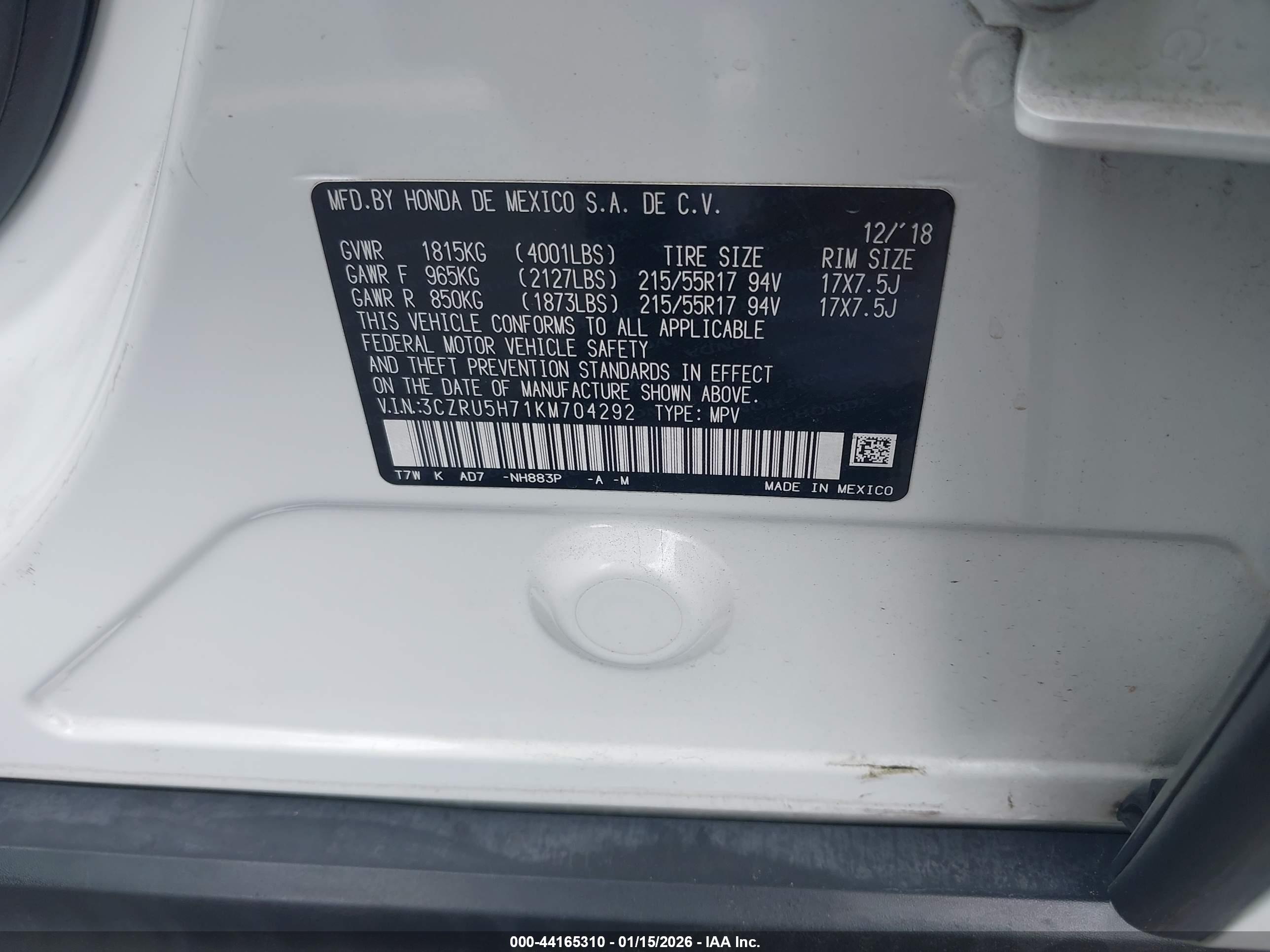 HONDA HR-V image 9