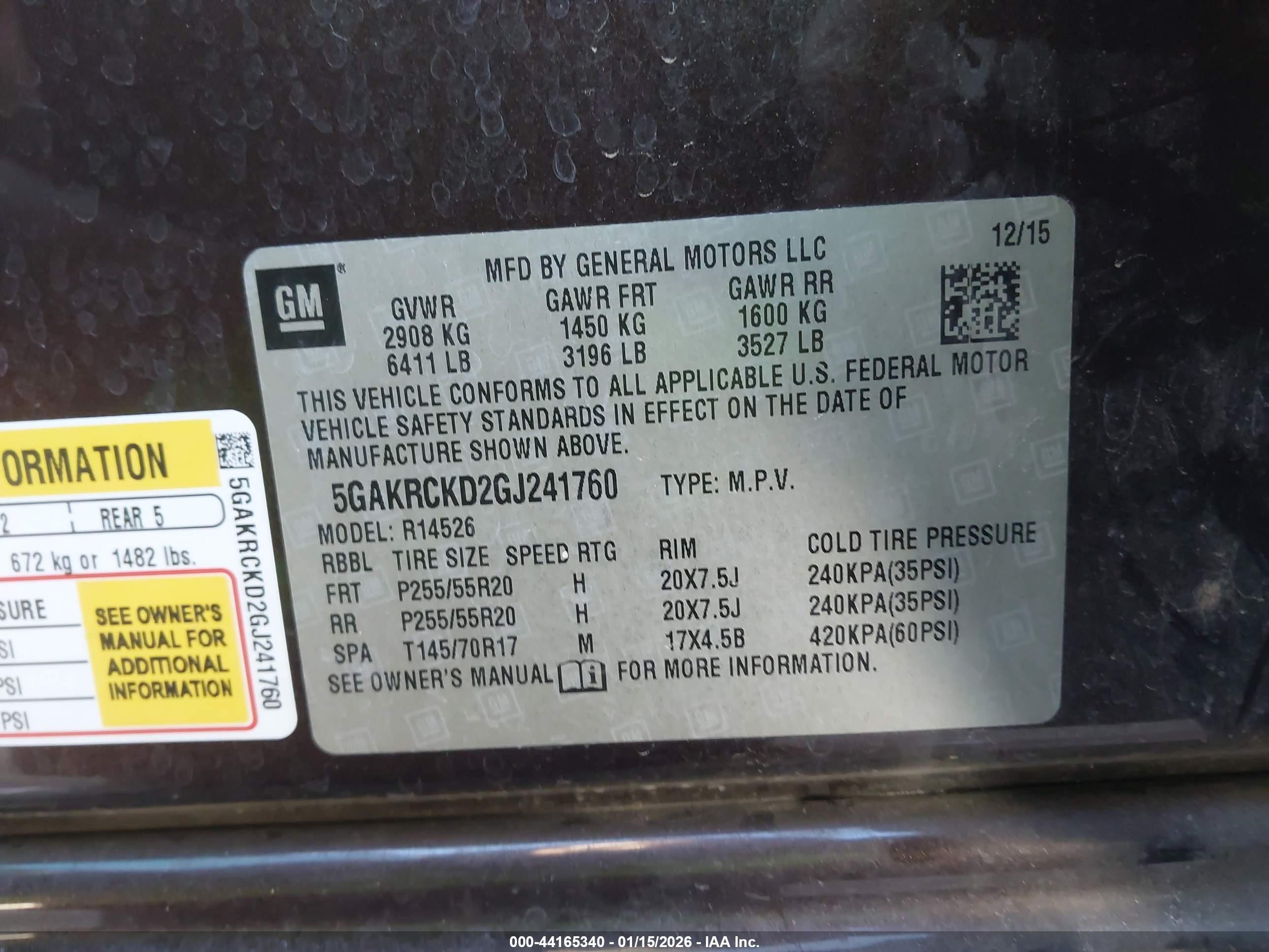 BUICK ENCLAVE image 9