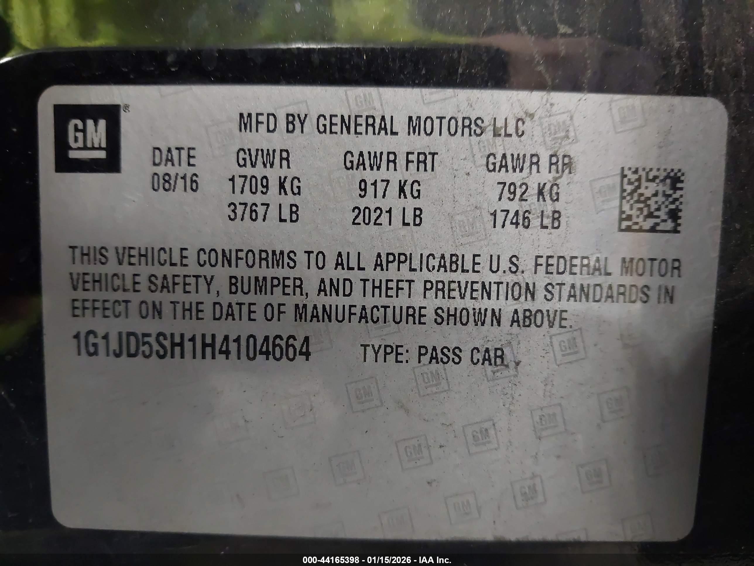 CHEVROLET SONIC image 9