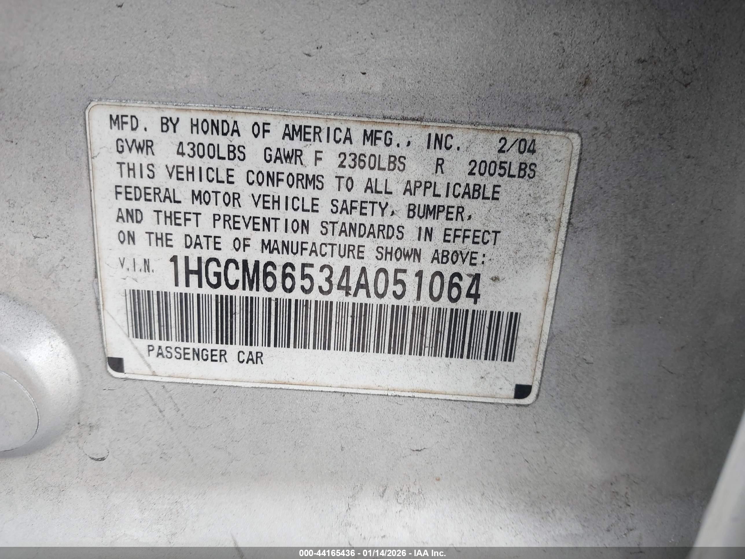 HONDA ACCORD image 9