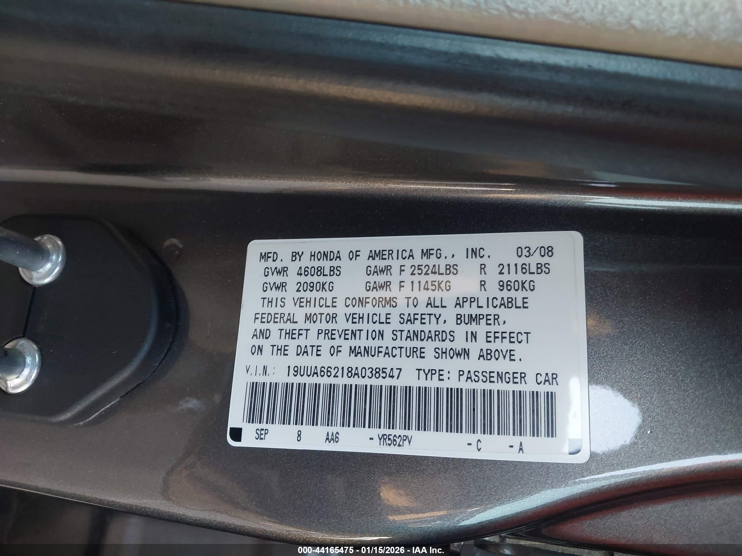 ACURA TL image 9