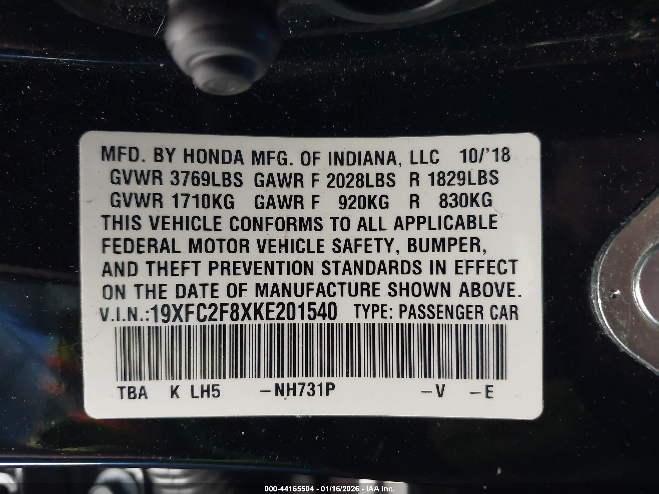 HONDA CIVIC image 9