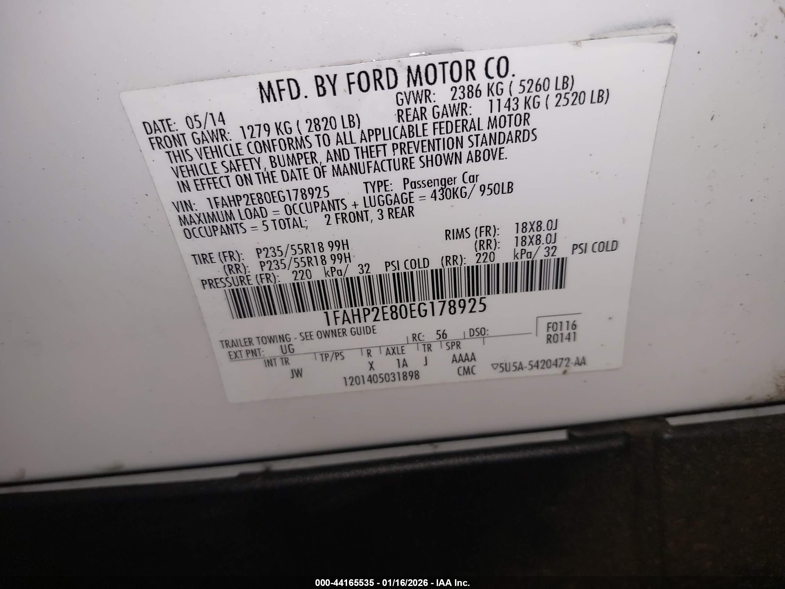 FORD TAURUS image 9