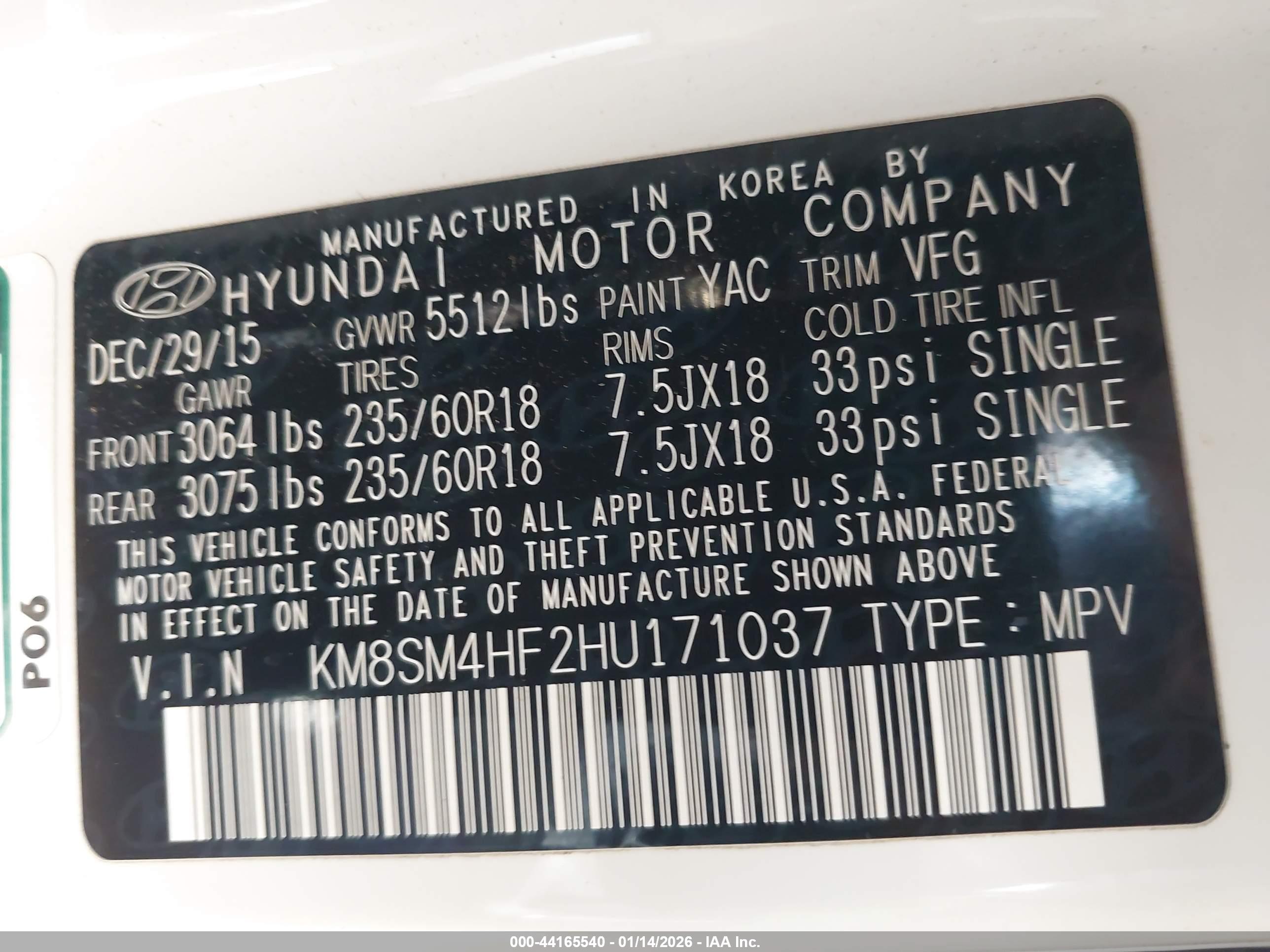 HYUNDAI SANTA image 9