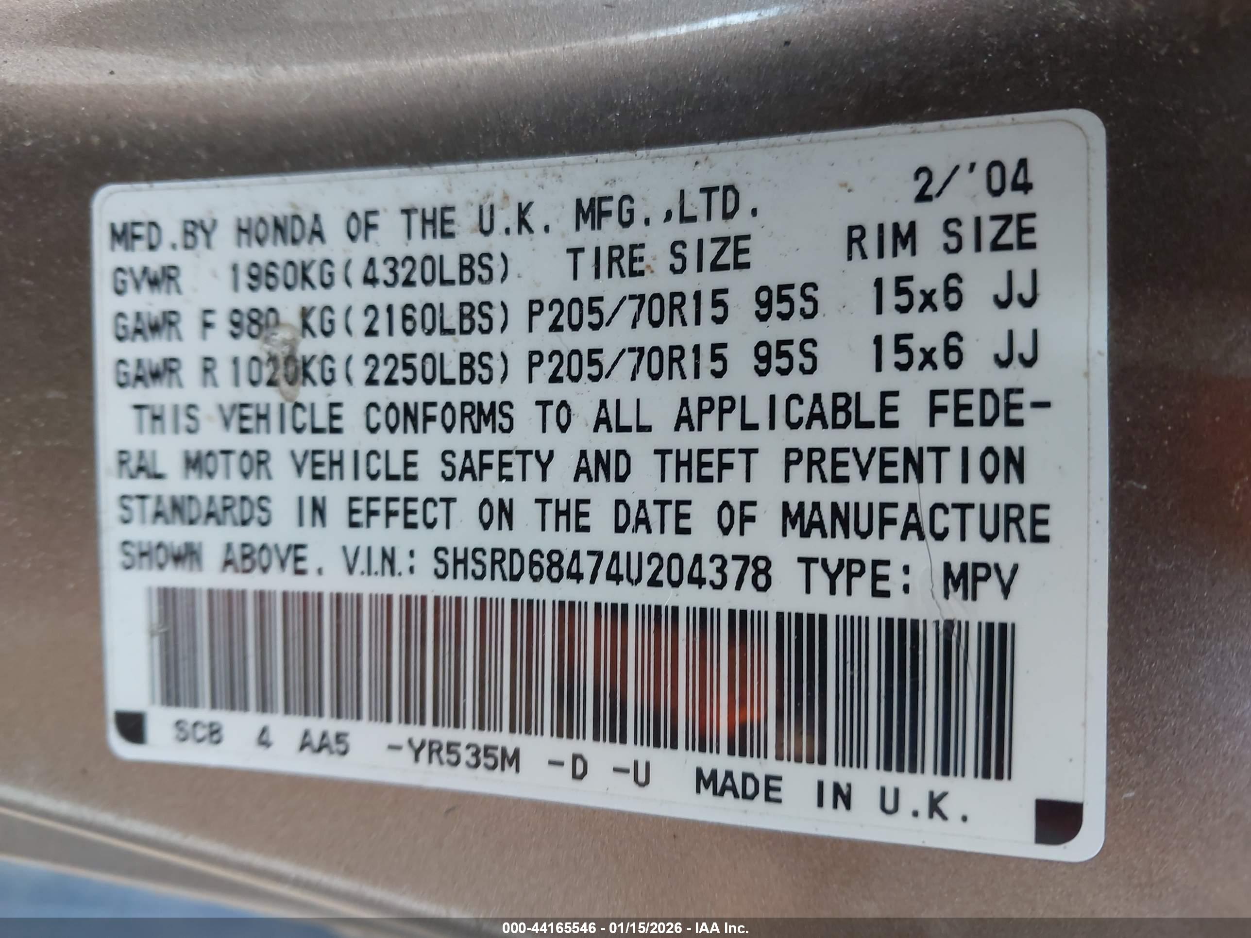 HONDA CR-V image 9