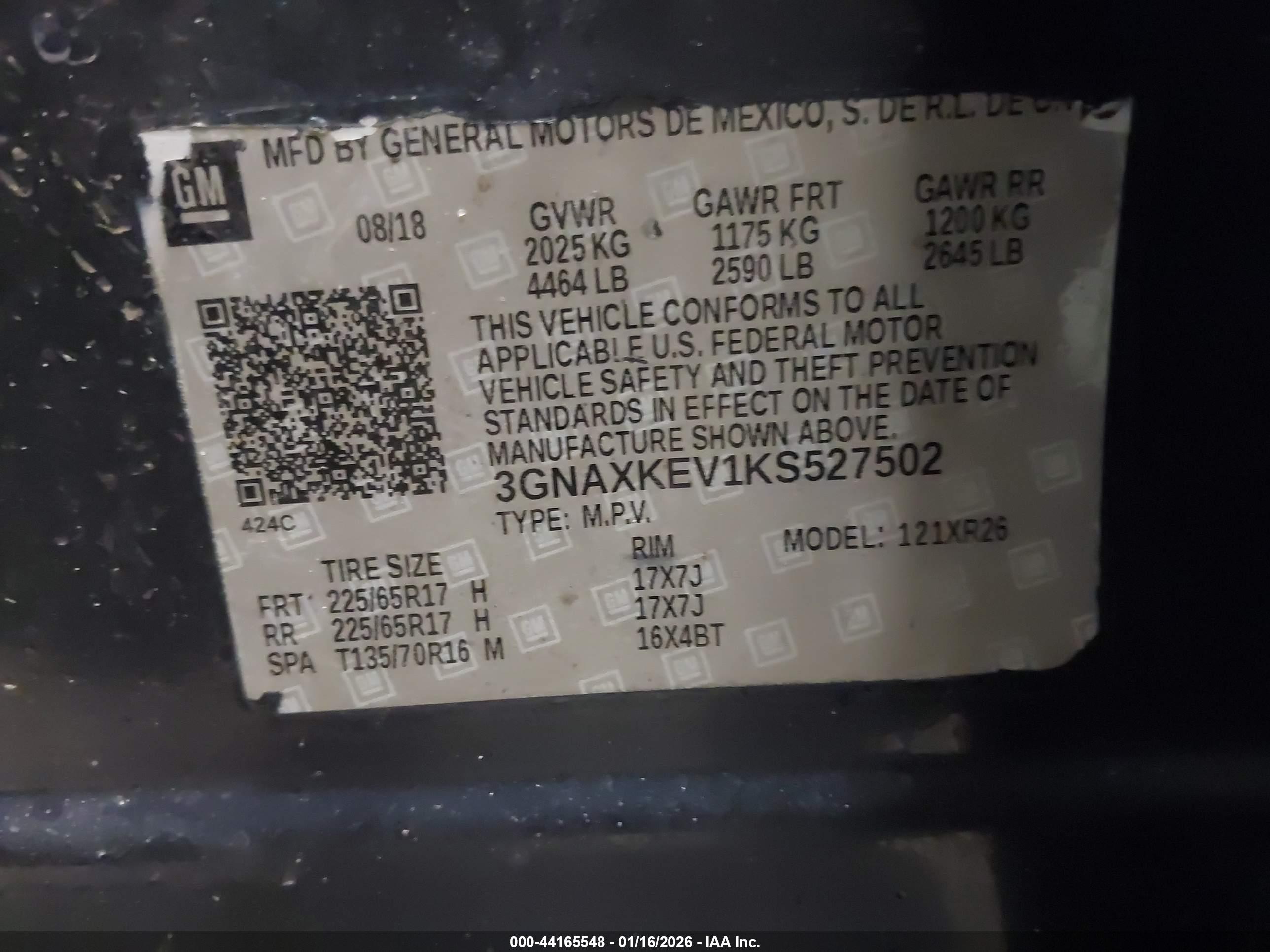 CHEVROLET EQUINOX image 9