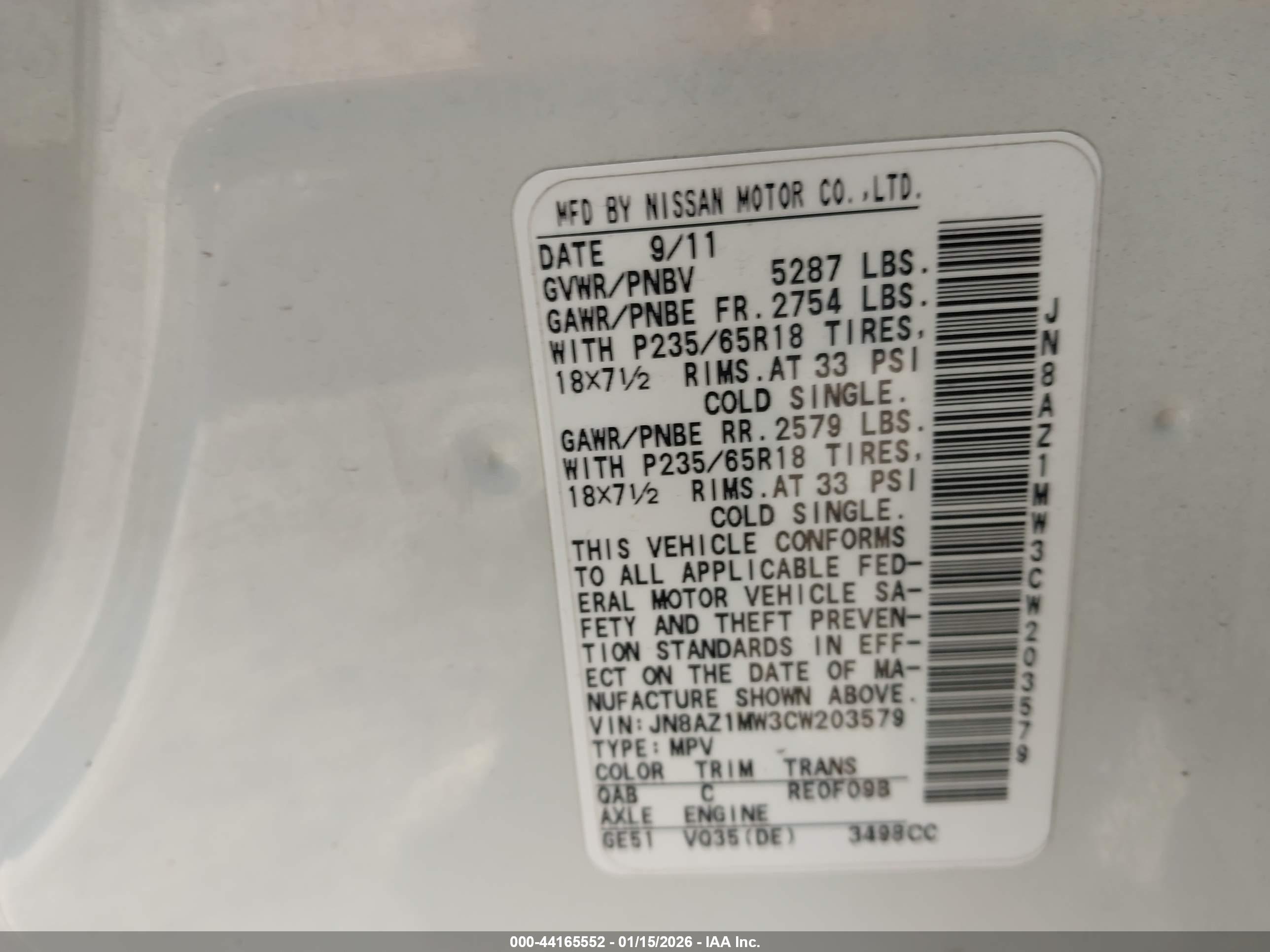 NISSAN MURANO image 9