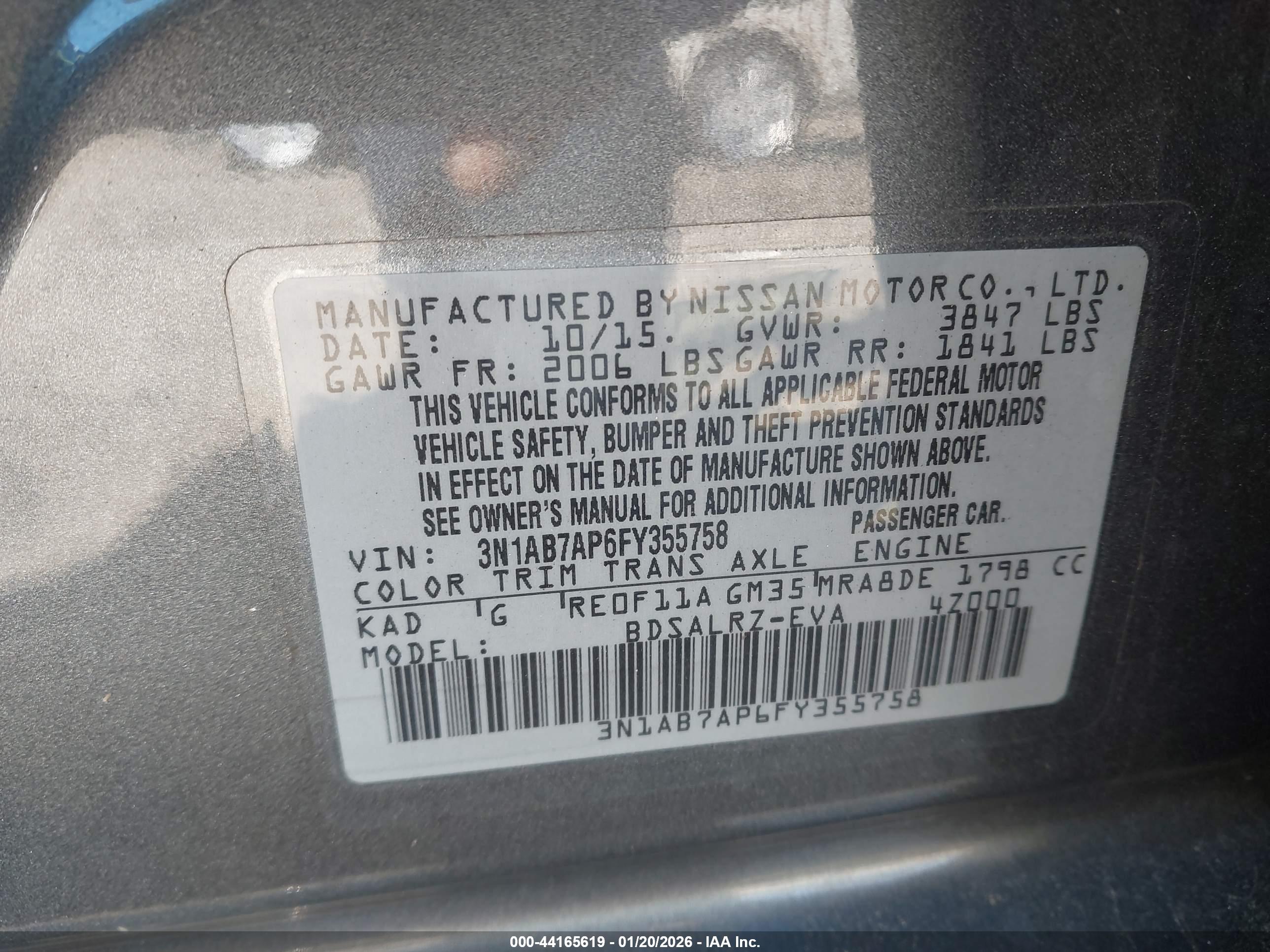 NISSAN SENTRA image 9