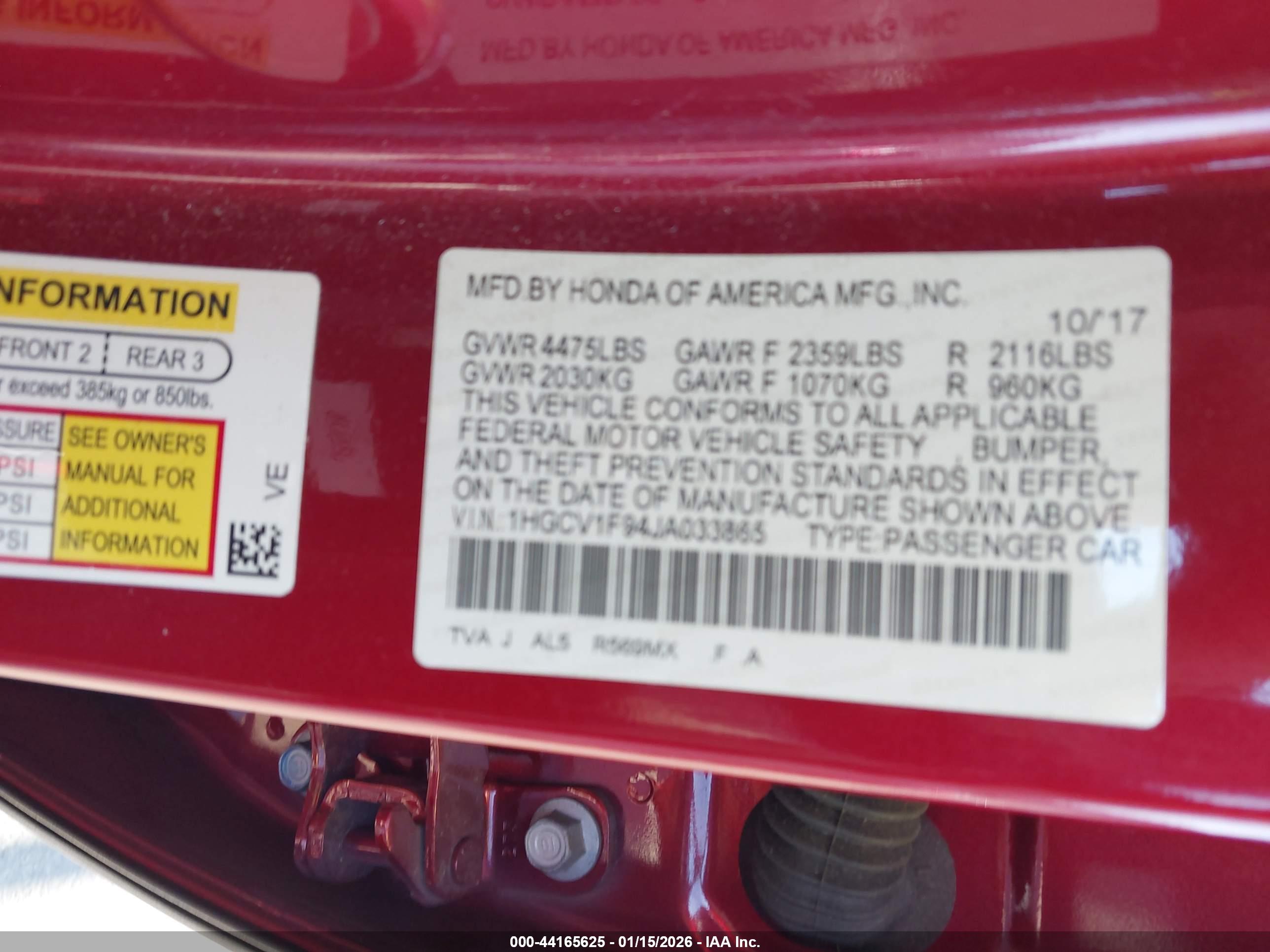 HONDA ACCORD image 9