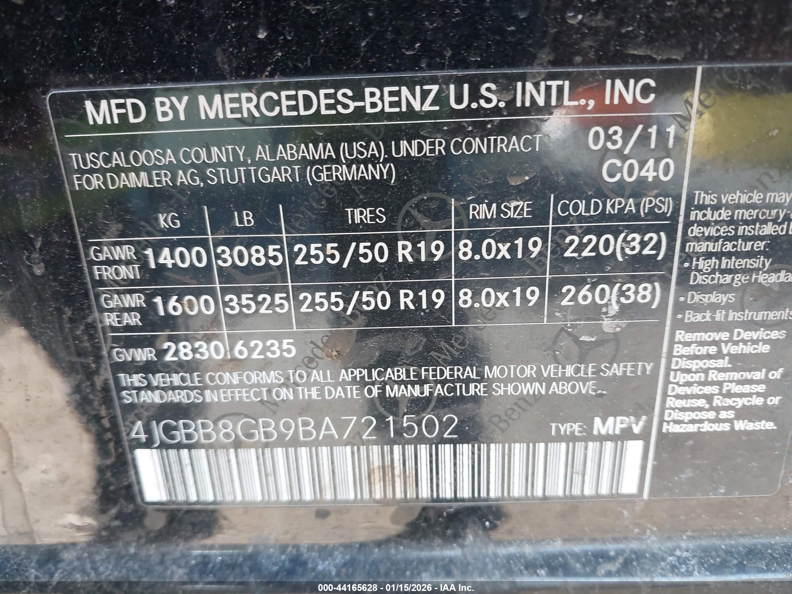MERCEDES-BENZ ML image 9