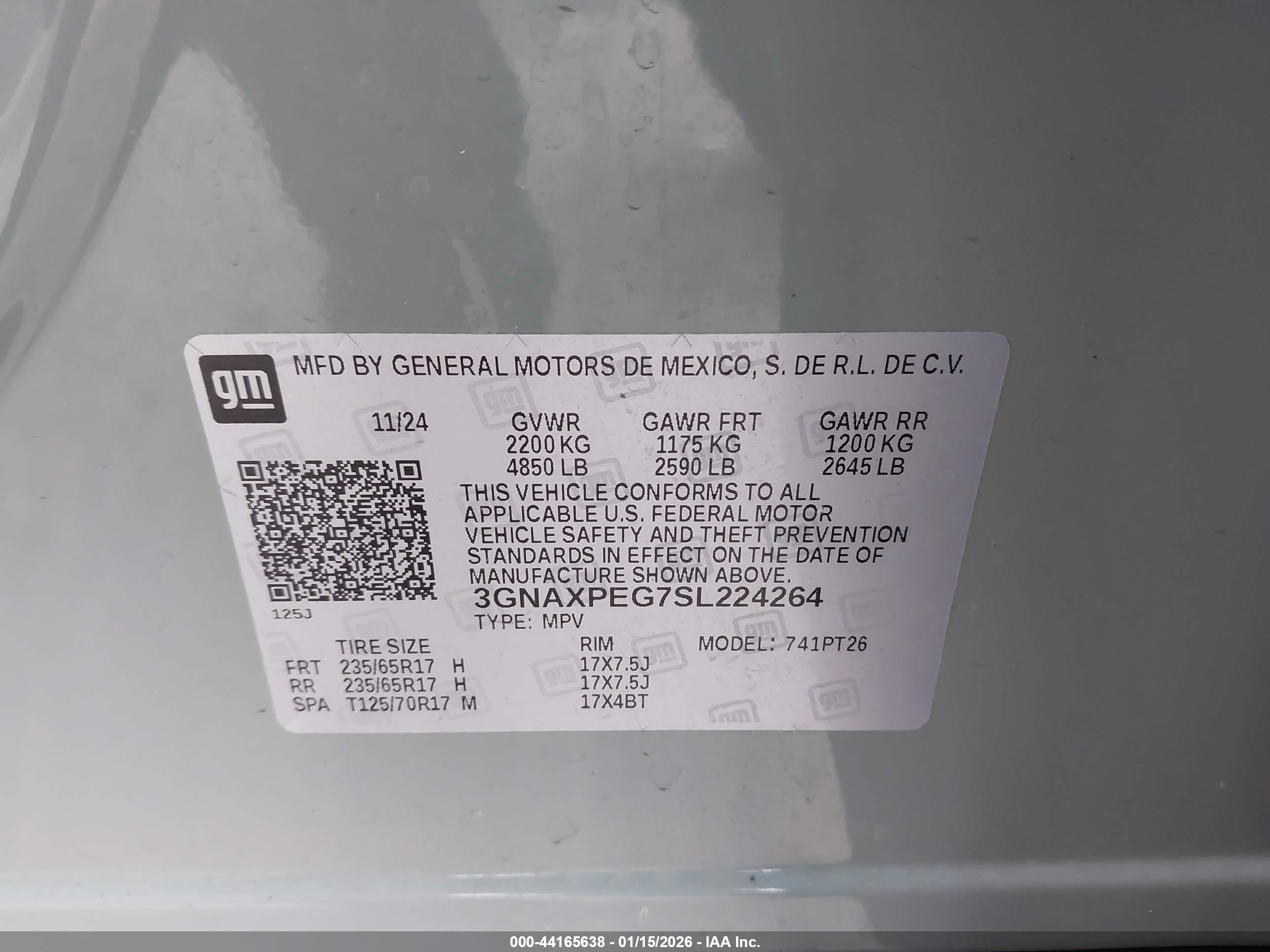 CHEVROLET EQUINOX image 9